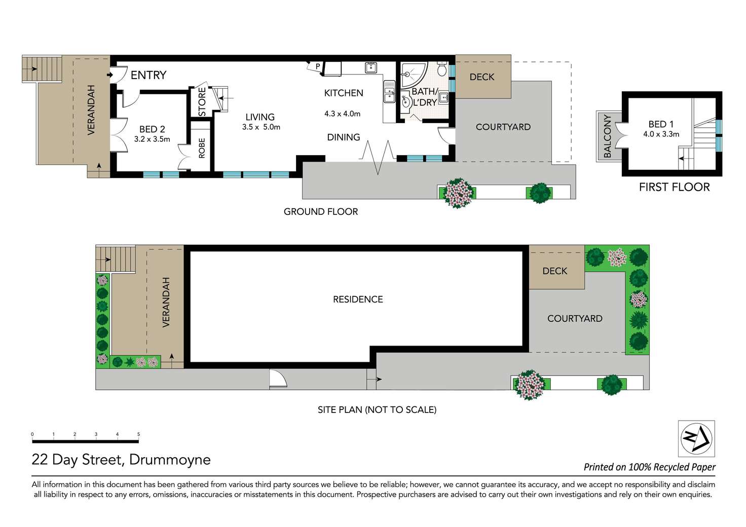 Floorplan of Homely house listing, 22 Day Street, Drummoyne NSW 2047