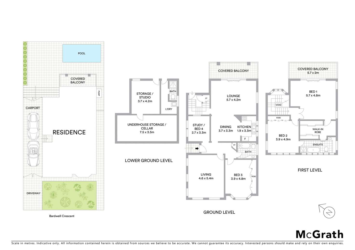 Floorplan of Homely house listing, 10 Bardwell Crescent, Earlwood NSW 2206