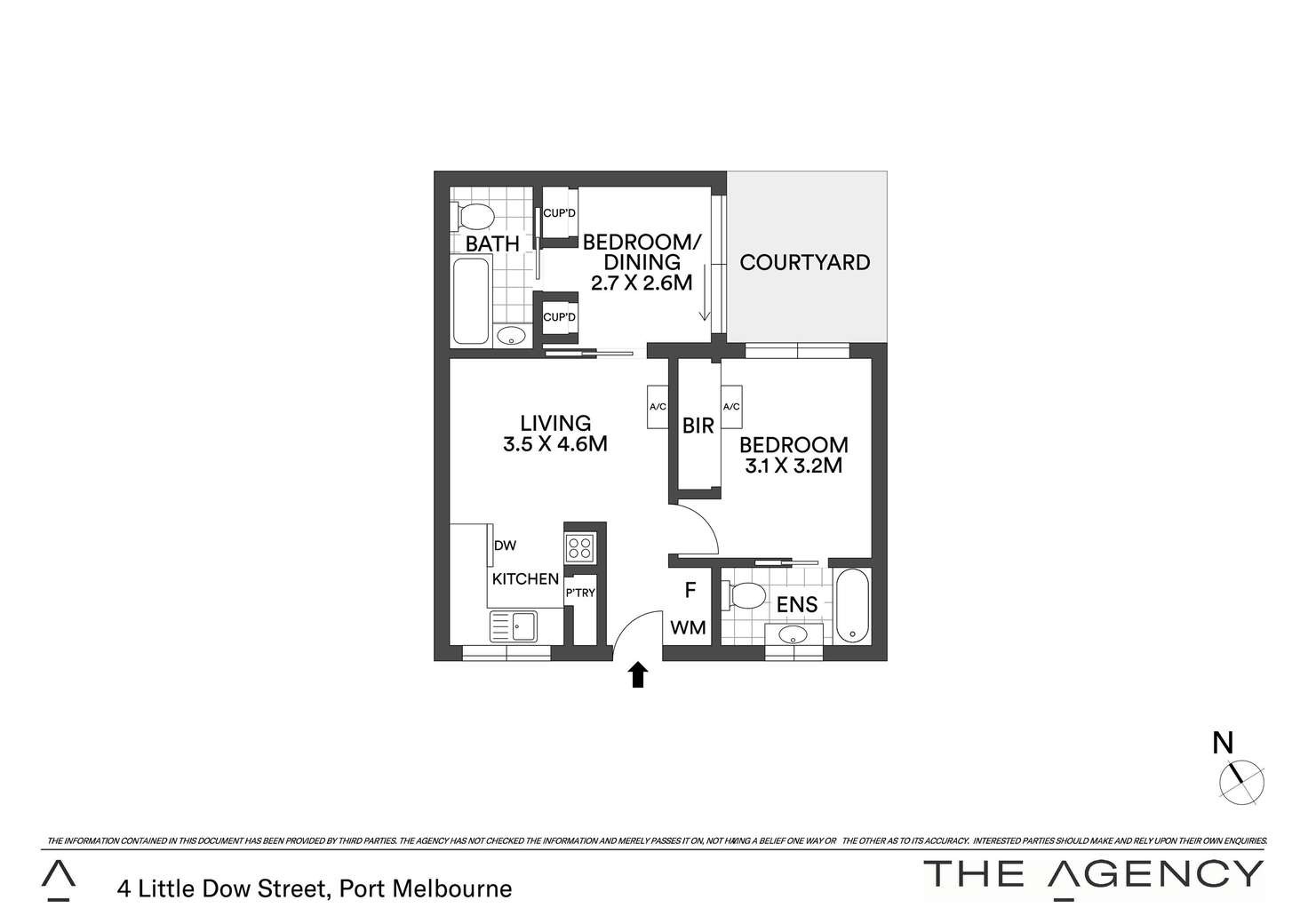 Floorplan of Homely house listing, 4 Little Dow Street, Port Melbourne VIC 3207