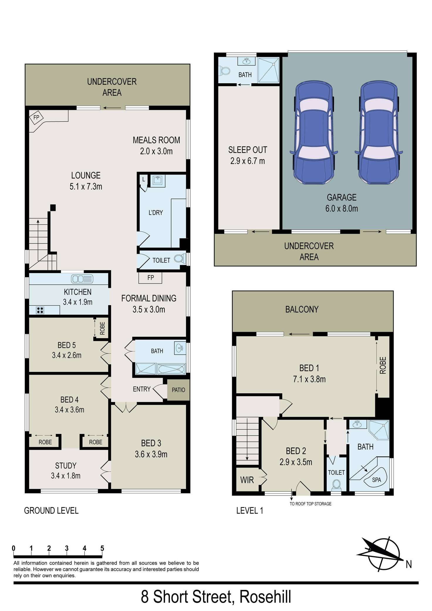 Floorplan of Homely house listing, 8 Short Street, Rosehill NSW 2142
