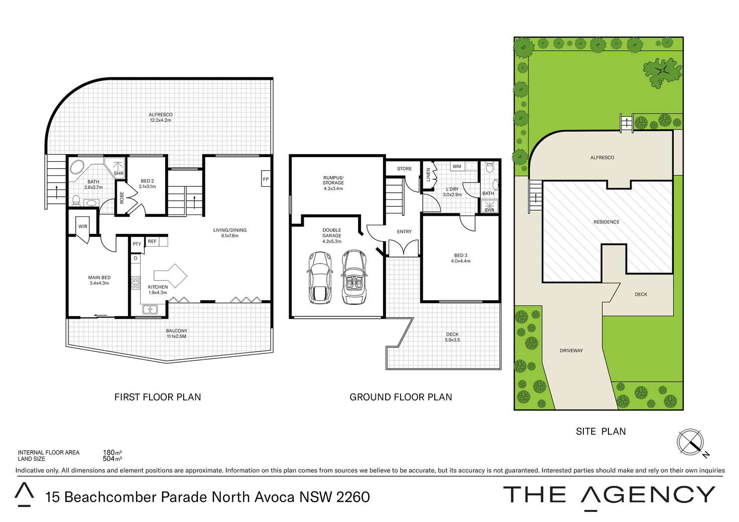 Floorplan of Homely house listing, 15 Beachcomber Parade, North Avoca NSW 2260