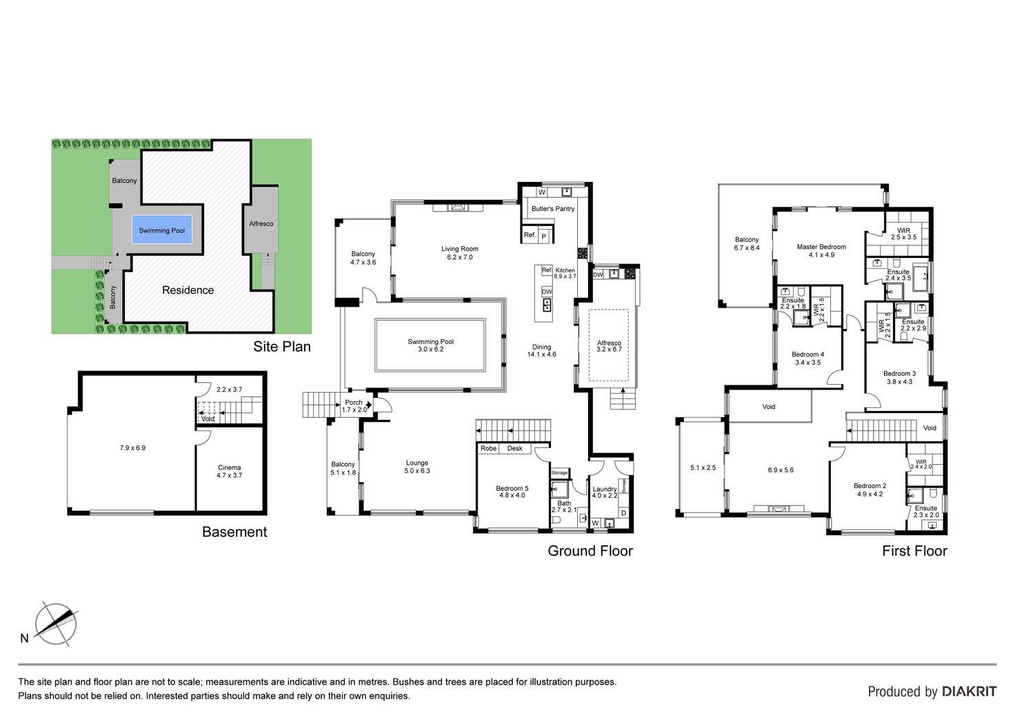 Floorplan of Homely house listing, 14 Orana Crescent, Blakehurst NSW 2221