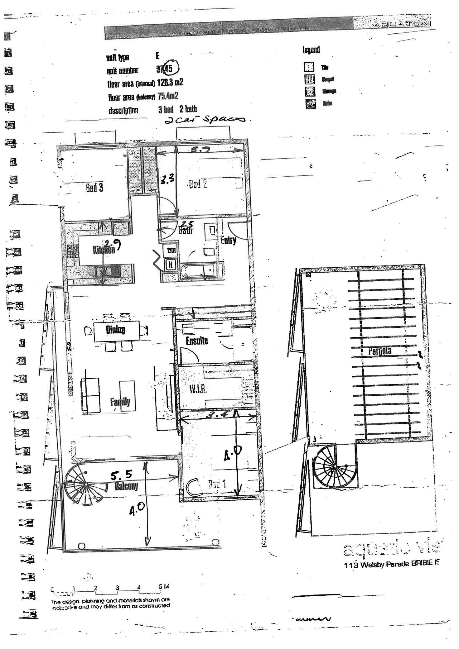 Floorplan of Homely unit listing, 45/52 Bestman Avenue, Bongaree QLD 4507