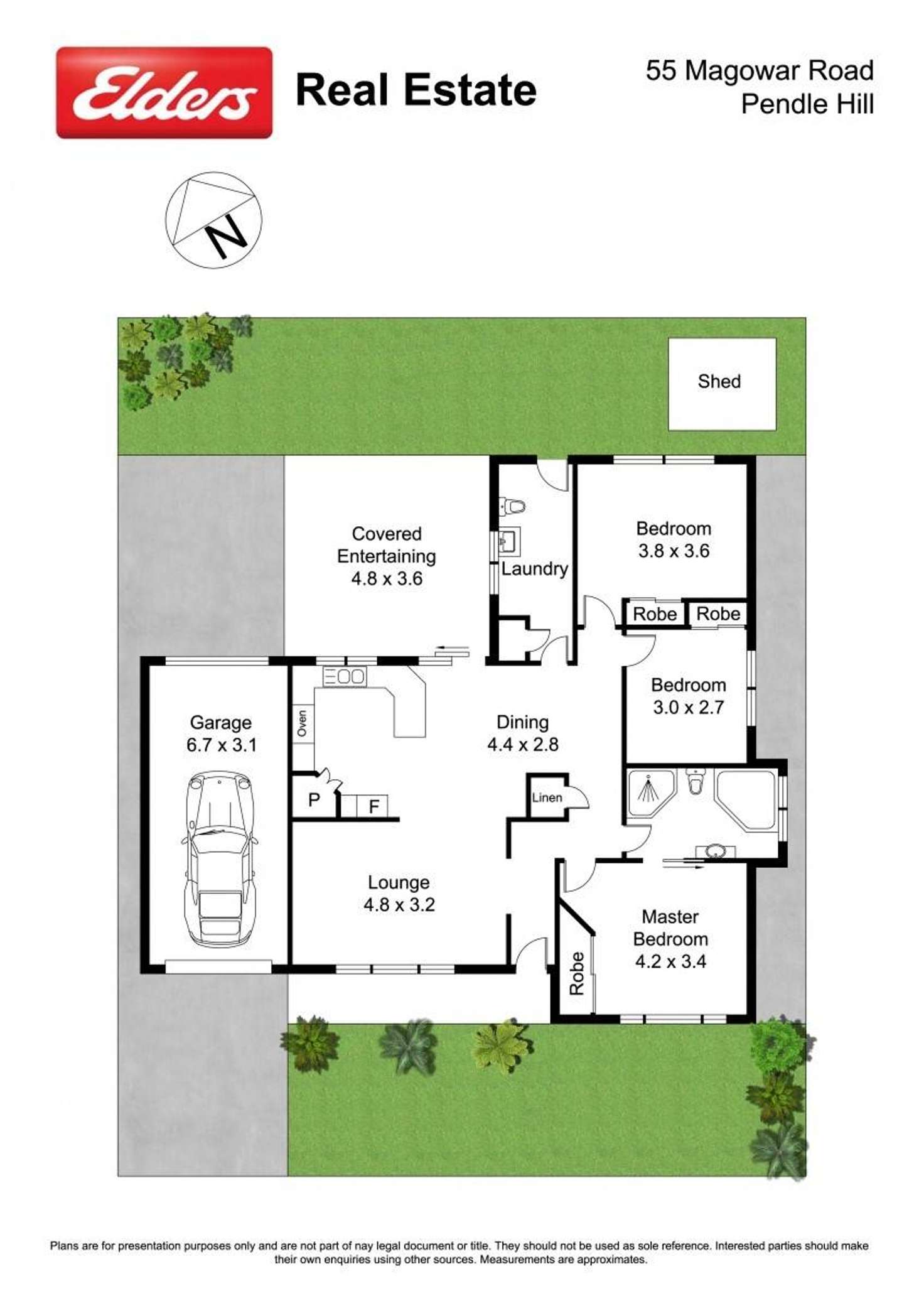 Floorplan of Homely house listing, 55 Magowar Road, Pendle Hill NSW 2145