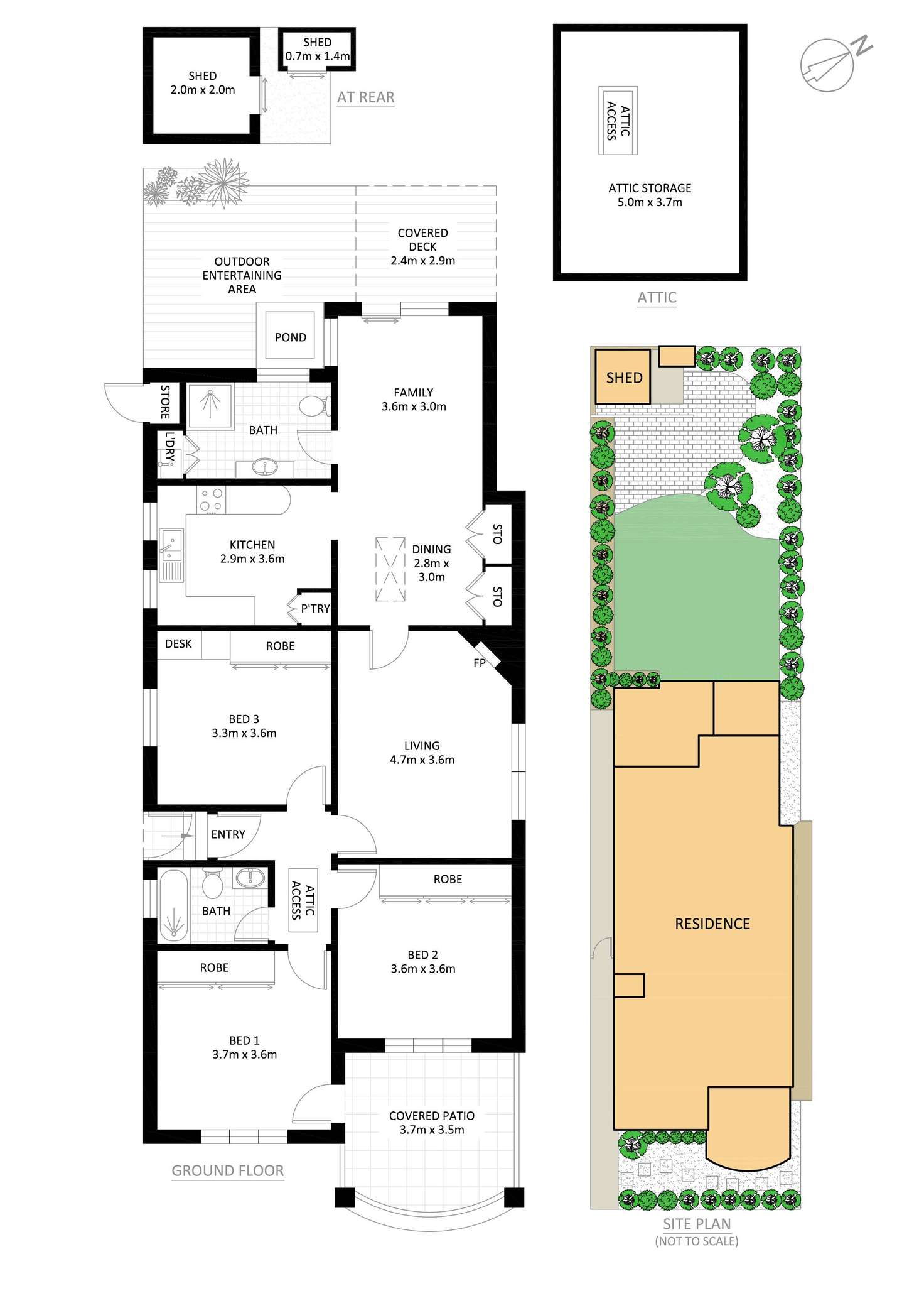 Floorplan of Homely house listing, 11 Edwin Street, Tempe NSW 2044