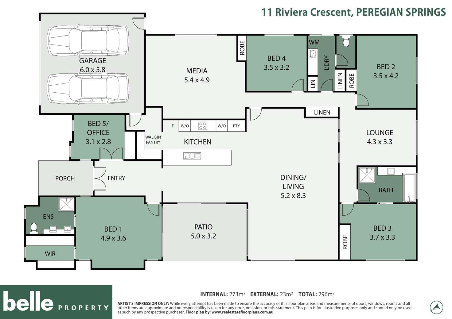 Floorplan of Homely house listing, 11 Riviera Crescent, Peregian Springs QLD 4573