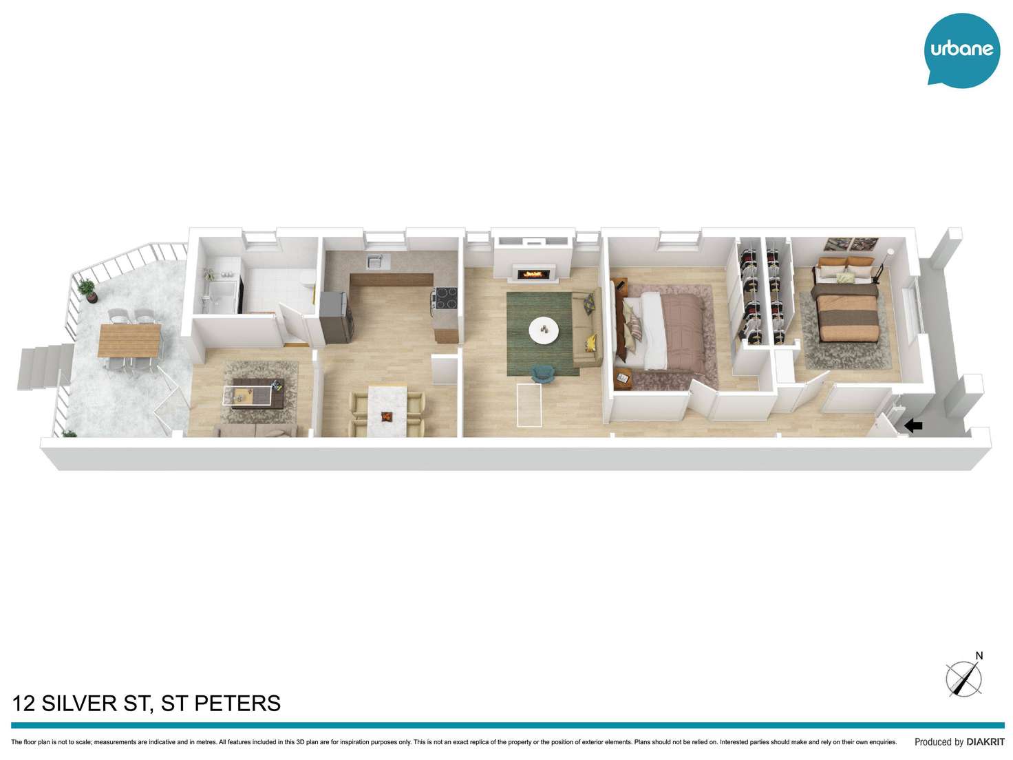 Floorplan of Homely house listing, 12 Silver Street, St Peters NSW 2044