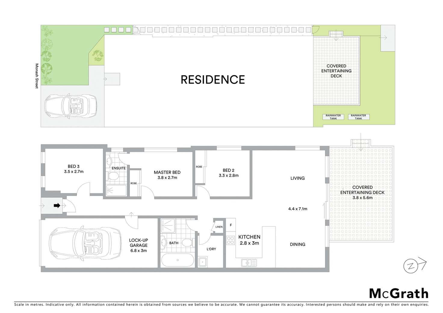 Floorplan of Homely semiDetached listing, 47A Monash Street, Wentworthville NSW 2145