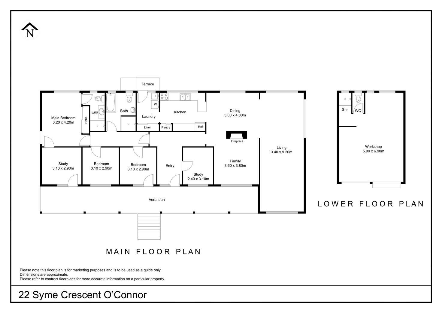 Floorplan of Homely house listing, 22 Syme Crescent, O'connor ACT 2602