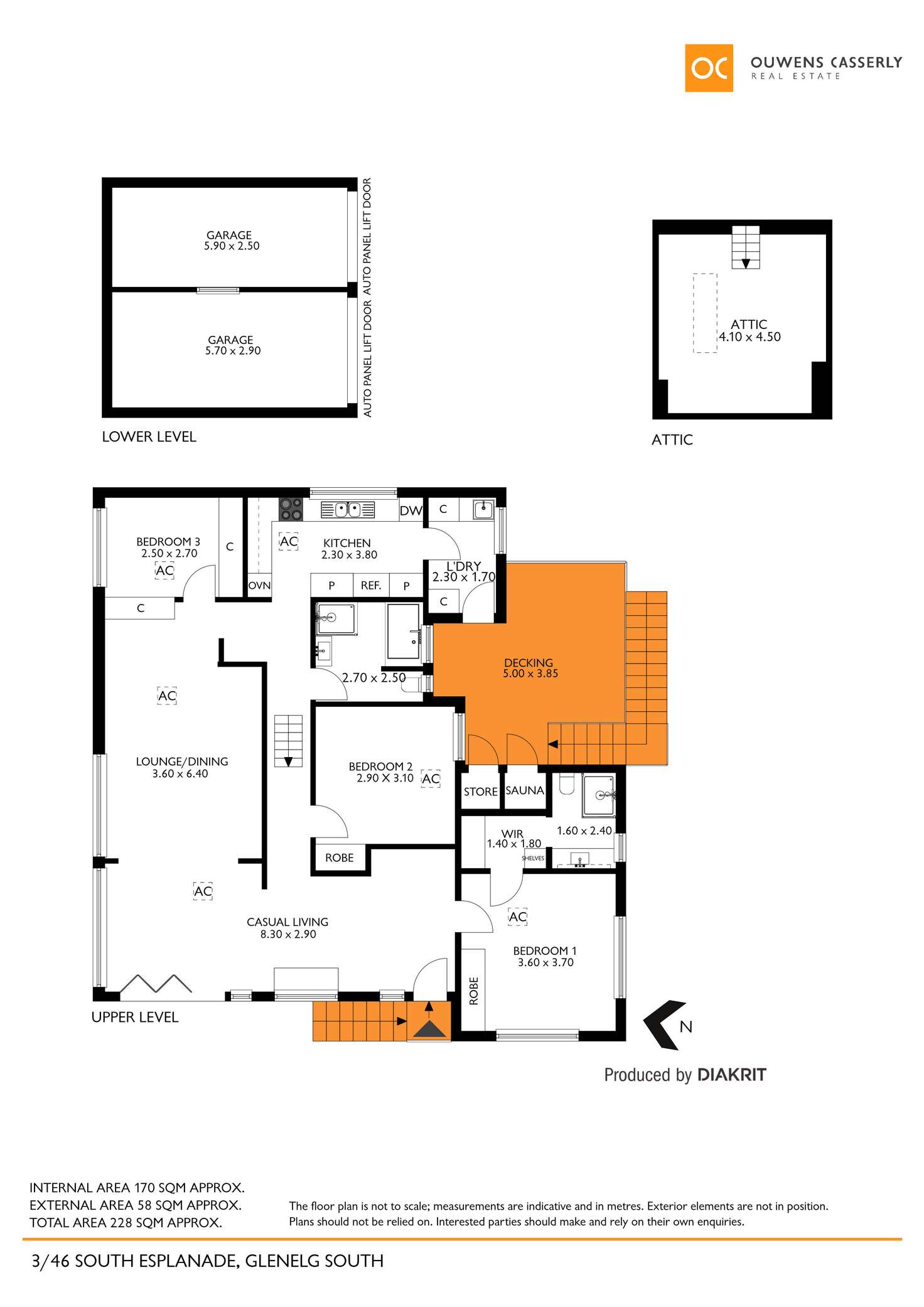 Floorplan of Homely unit listing, 3/46 South Esplanade, Glenelg South SA 5045