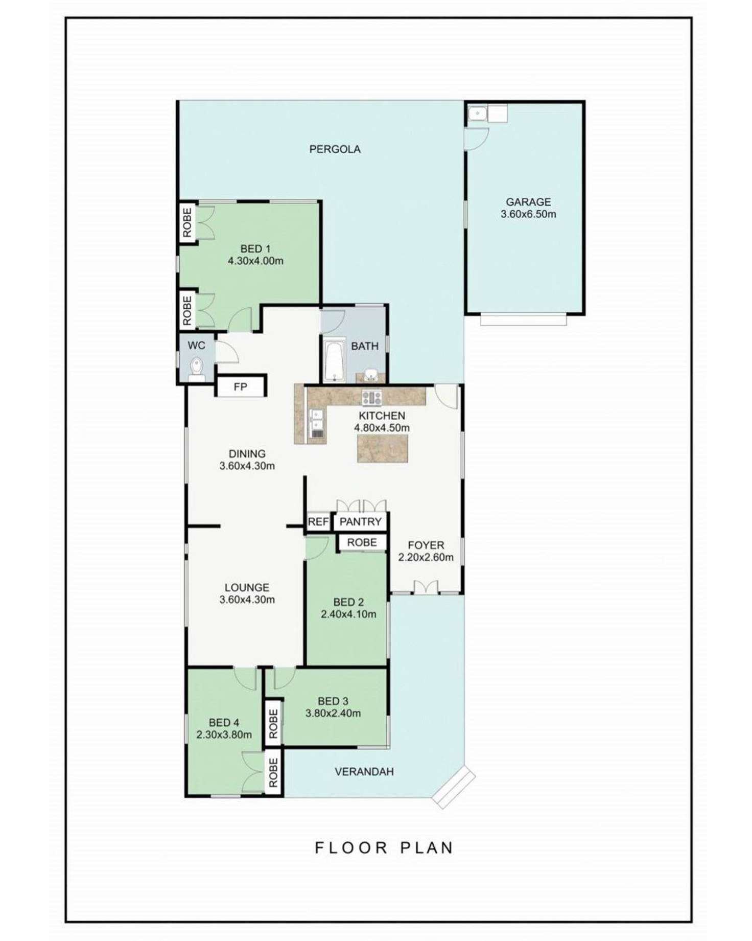Floorplan of Homely house listing, 61 Evans Street, Belmont NSW 2280