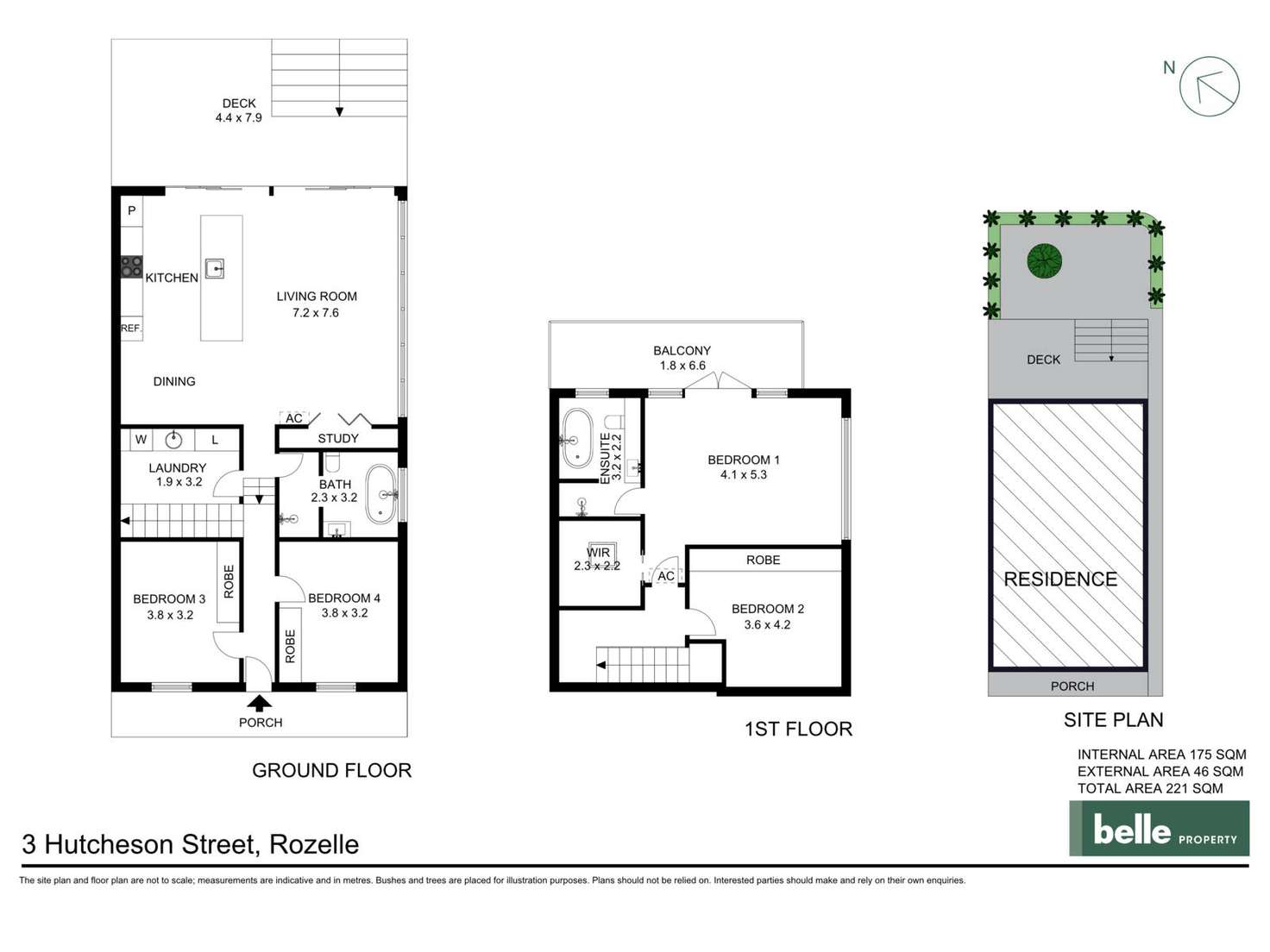 Floorplan of Homely house listing, 3 Hutcheson Street, Rozelle NSW 2039
