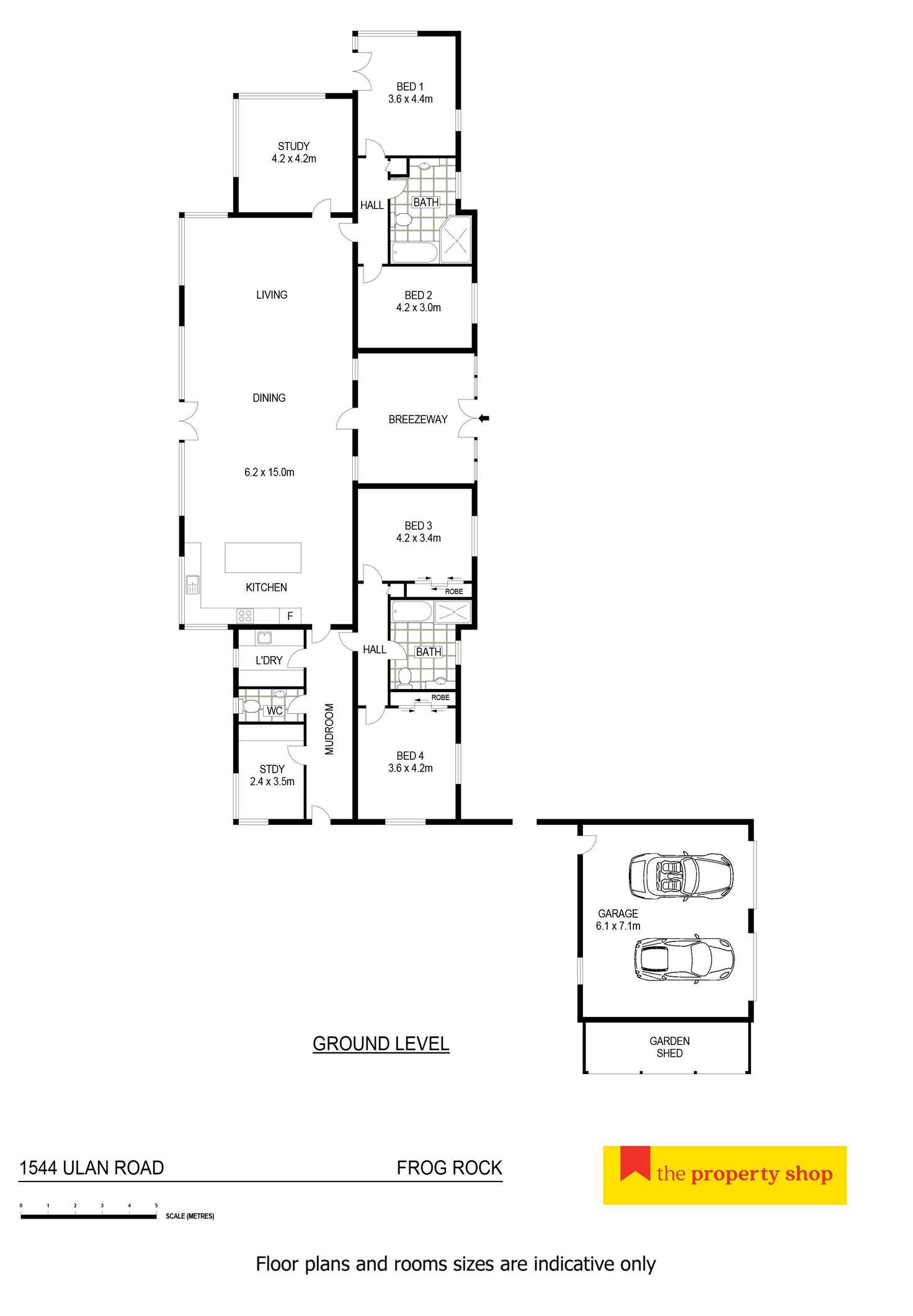 Floorplan of Homely lifestyle listing, 1544 Ulan Road, Mudgee NSW 2850