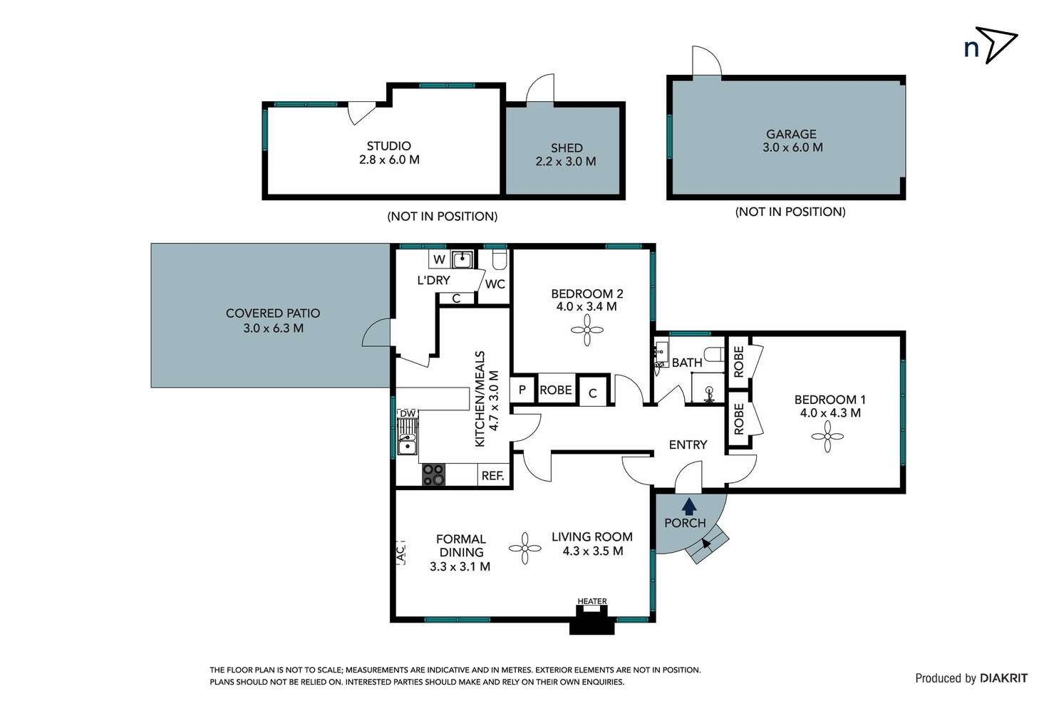 Floorplan of Homely house listing, 103 McMahon Road, Reservoir VIC 3073