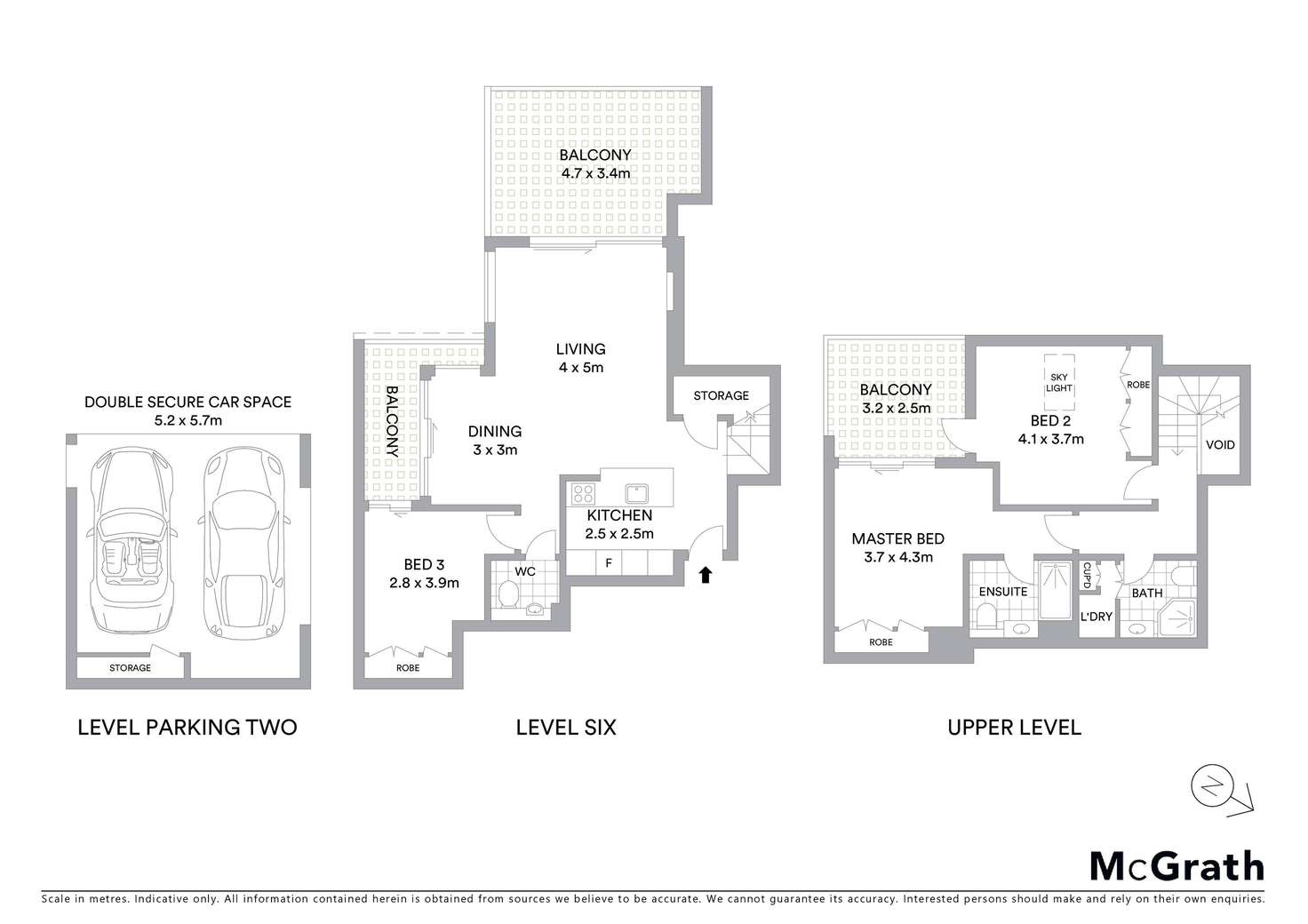 Floorplan of Homely apartment listing, 64/236 Pacific Highway, Crows Nest NSW 2065