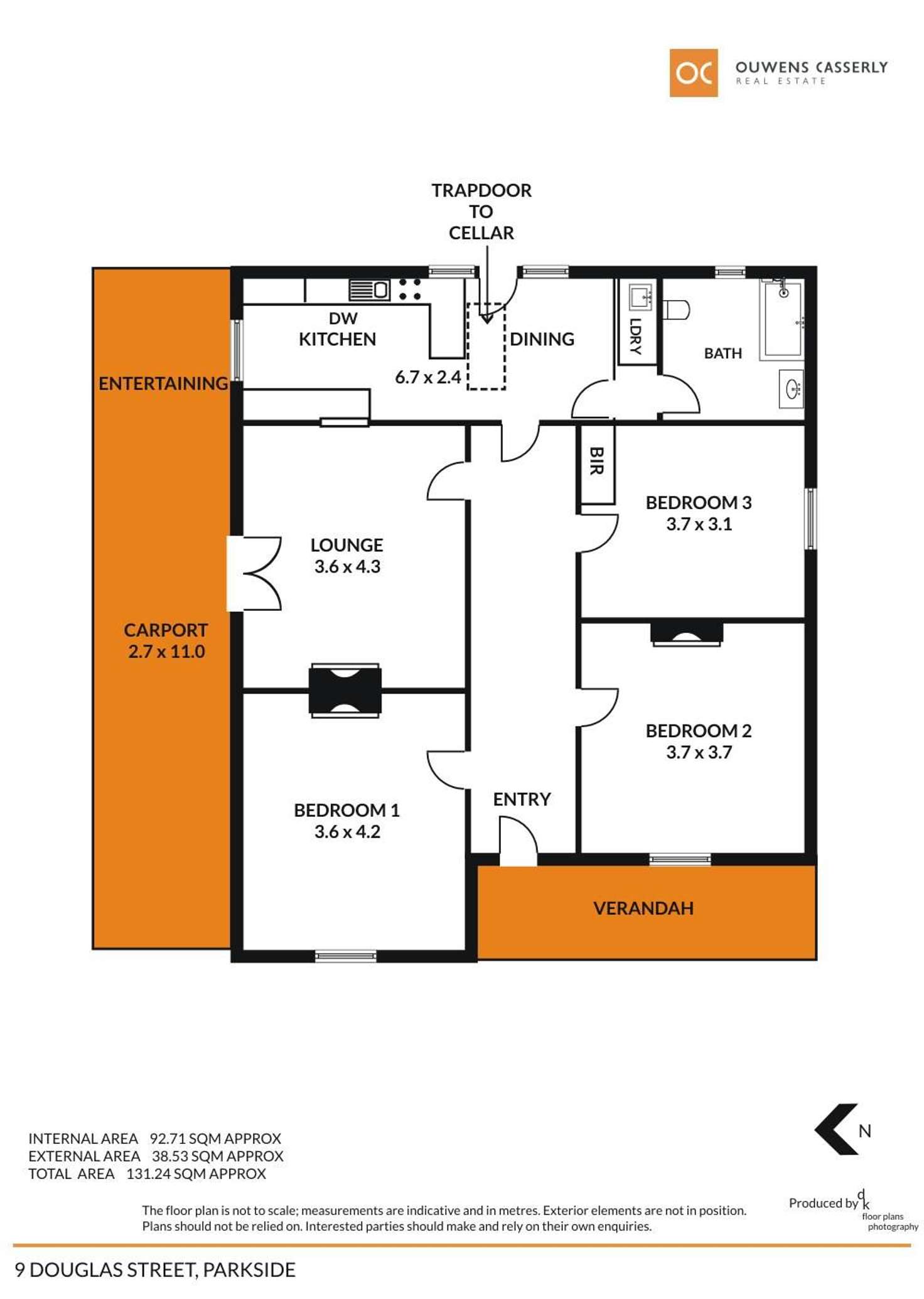 Floorplan of Homely house listing, 9 Douglas Street, Parkside SA 5063