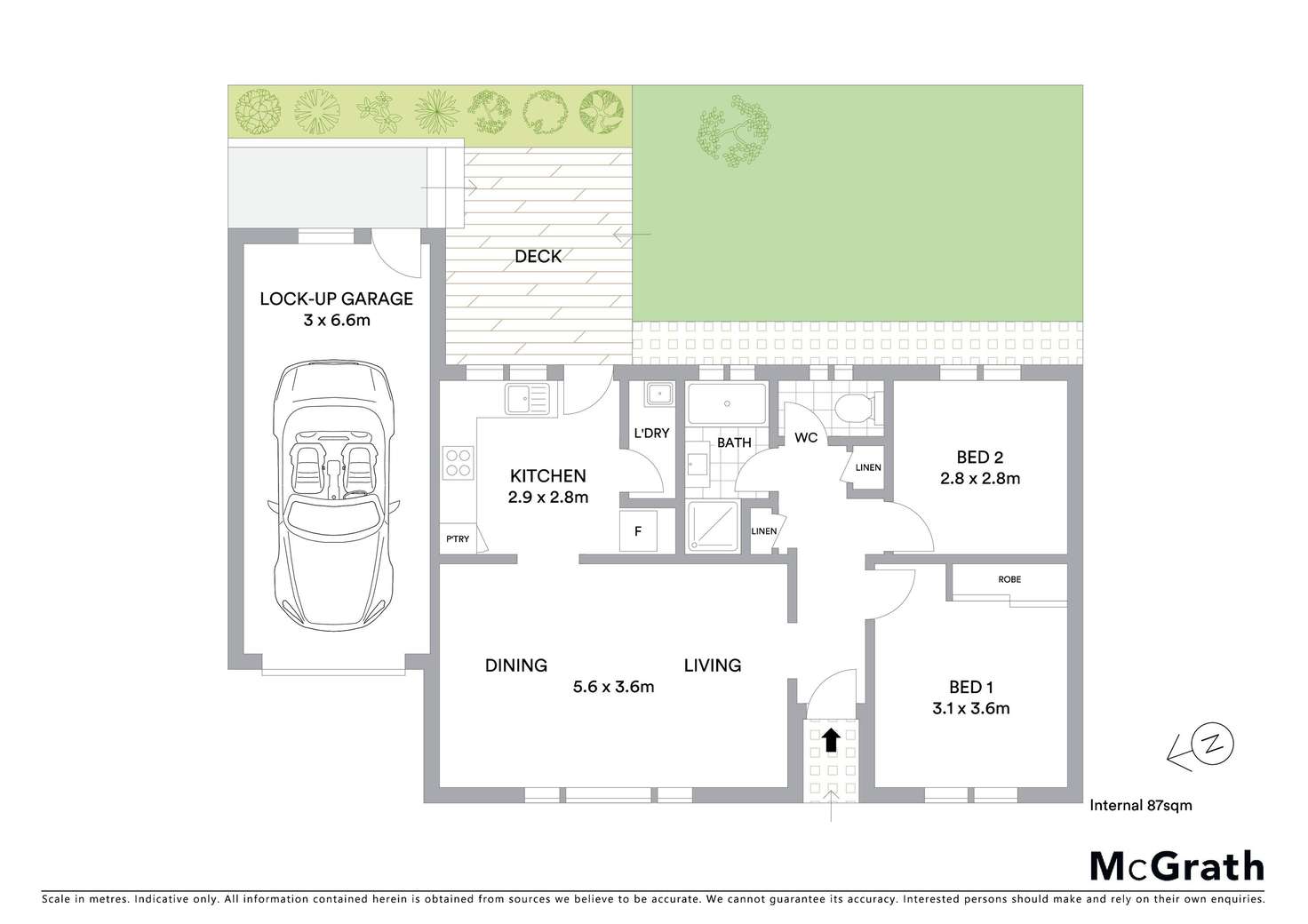 Floorplan of Homely villa listing, 2/14 Ocean View Road, Gorokan NSW 2263