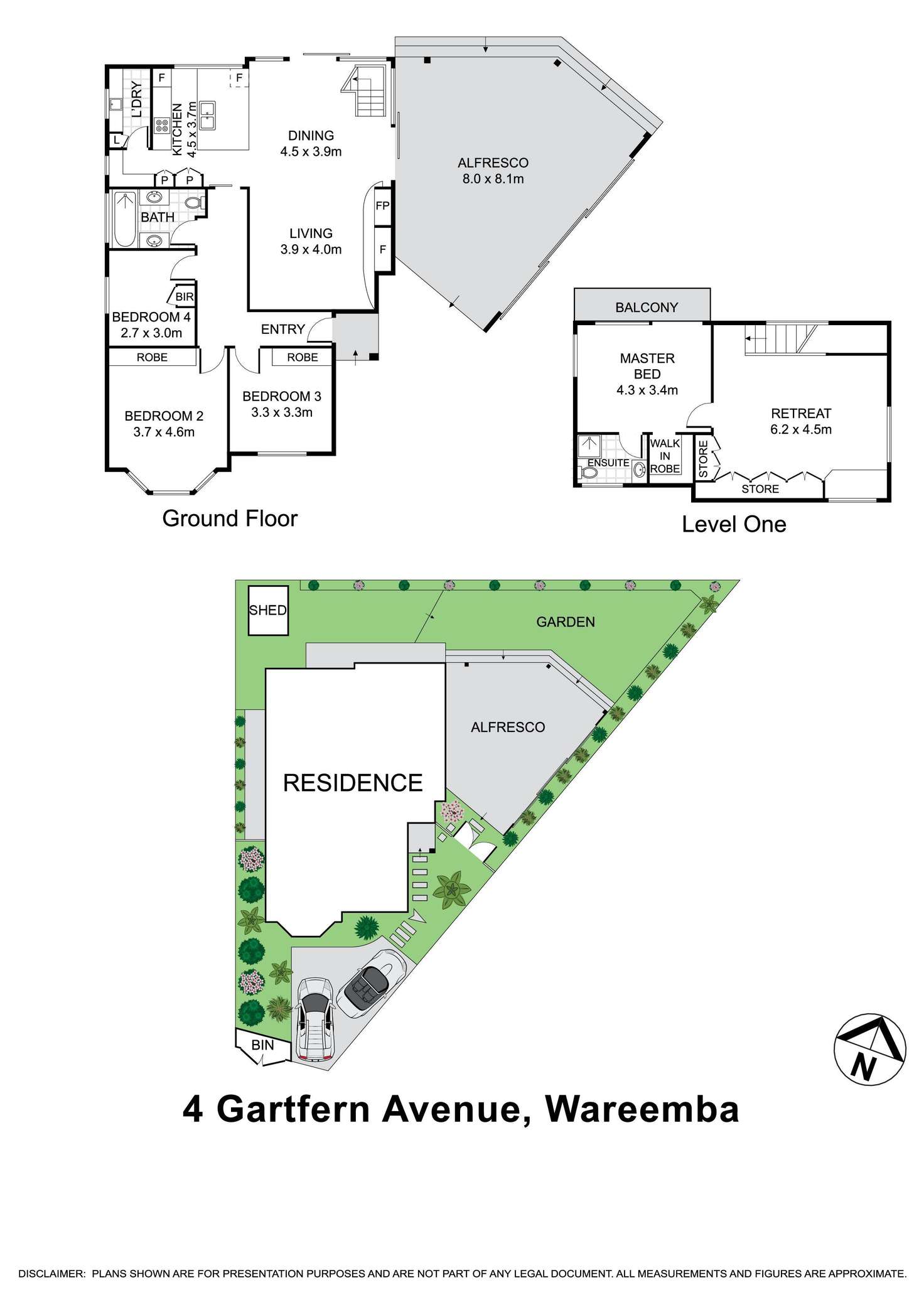 Floorplan of Homely house listing, 4 Gartfern Avenue, Wareemba NSW 2046