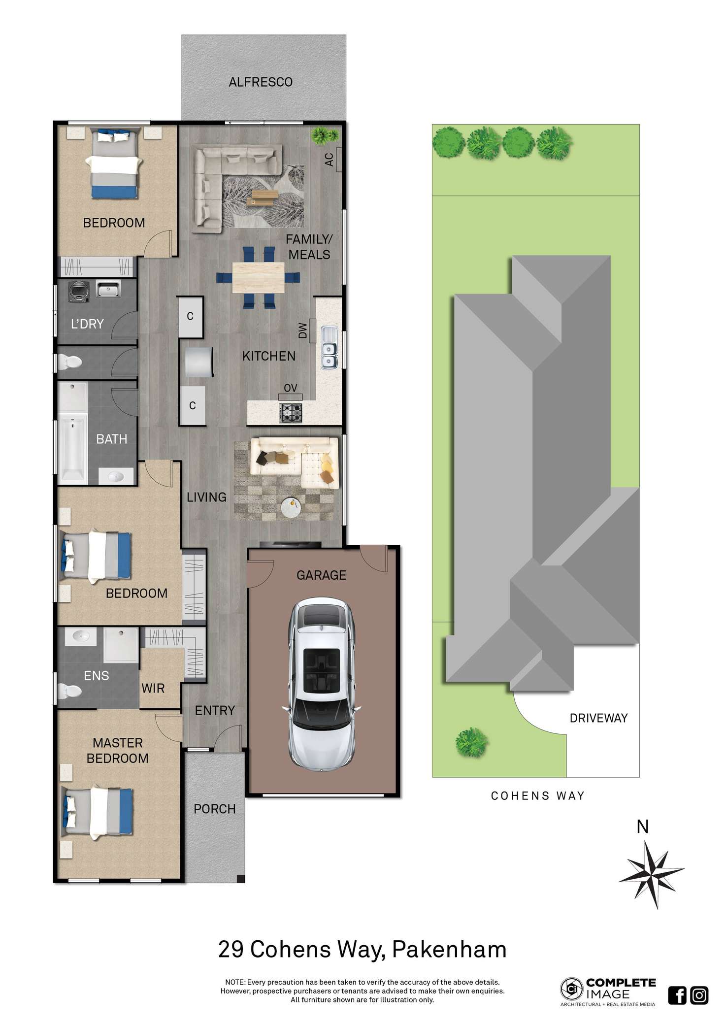 Floorplan of Homely house listing, 29 Cohens Way, Pakenham VIC 3810