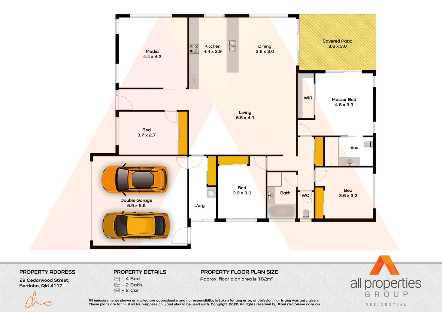 Floorplan of Homely house listing, 29 Cedarwood Street, Berrinba QLD 4117