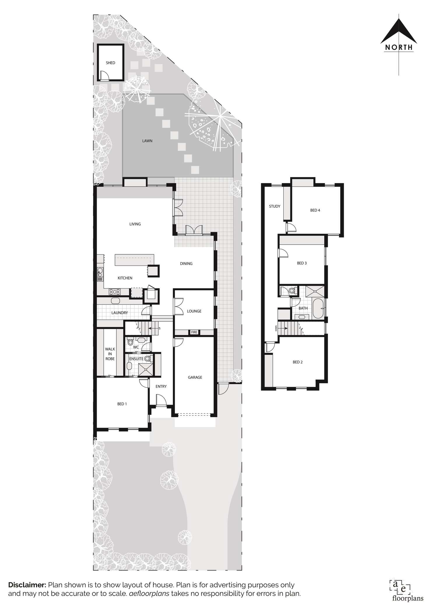 Floorplan of Homely house listing, 7B Gregory Street, Griffith ACT 2603