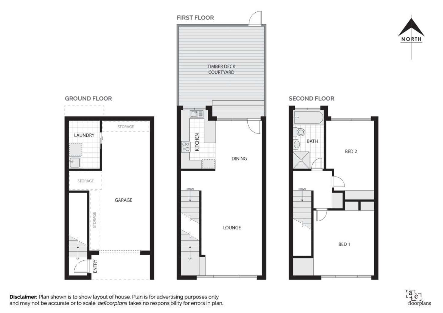 Floorplan of Homely house listing, 2/182 La Perouse Street, Red Hill ACT 2603