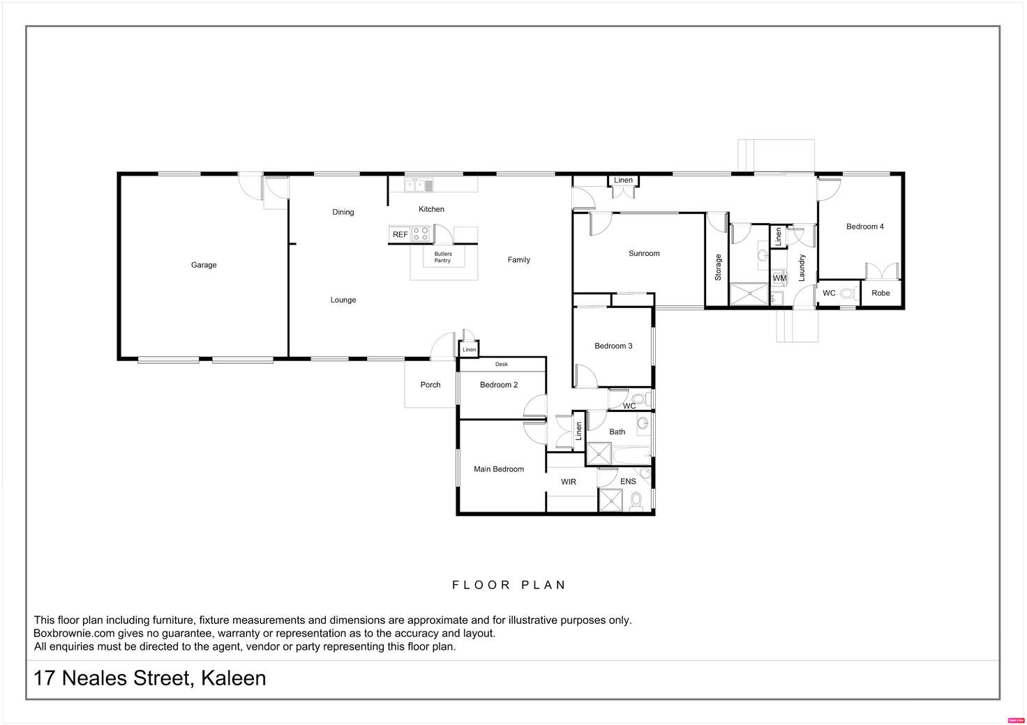 Floorplan of Homely house listing, 17 Neales Street, Kaleen ACT 2617