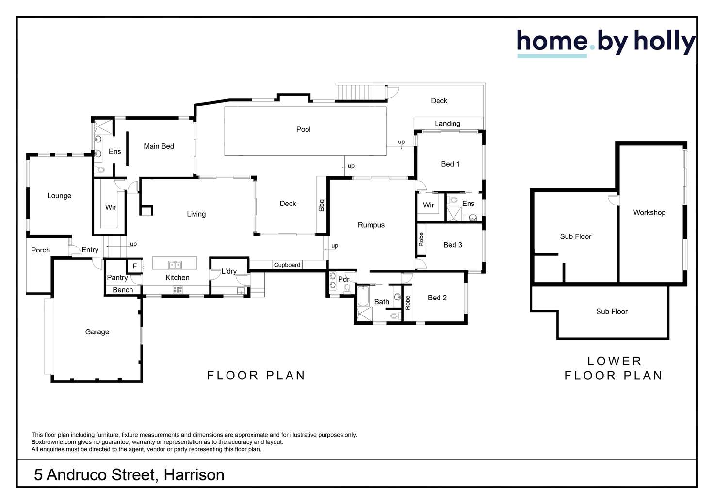 Floorplan of Homely house listing, 5 Andruco Street, Harrison ACT 2914