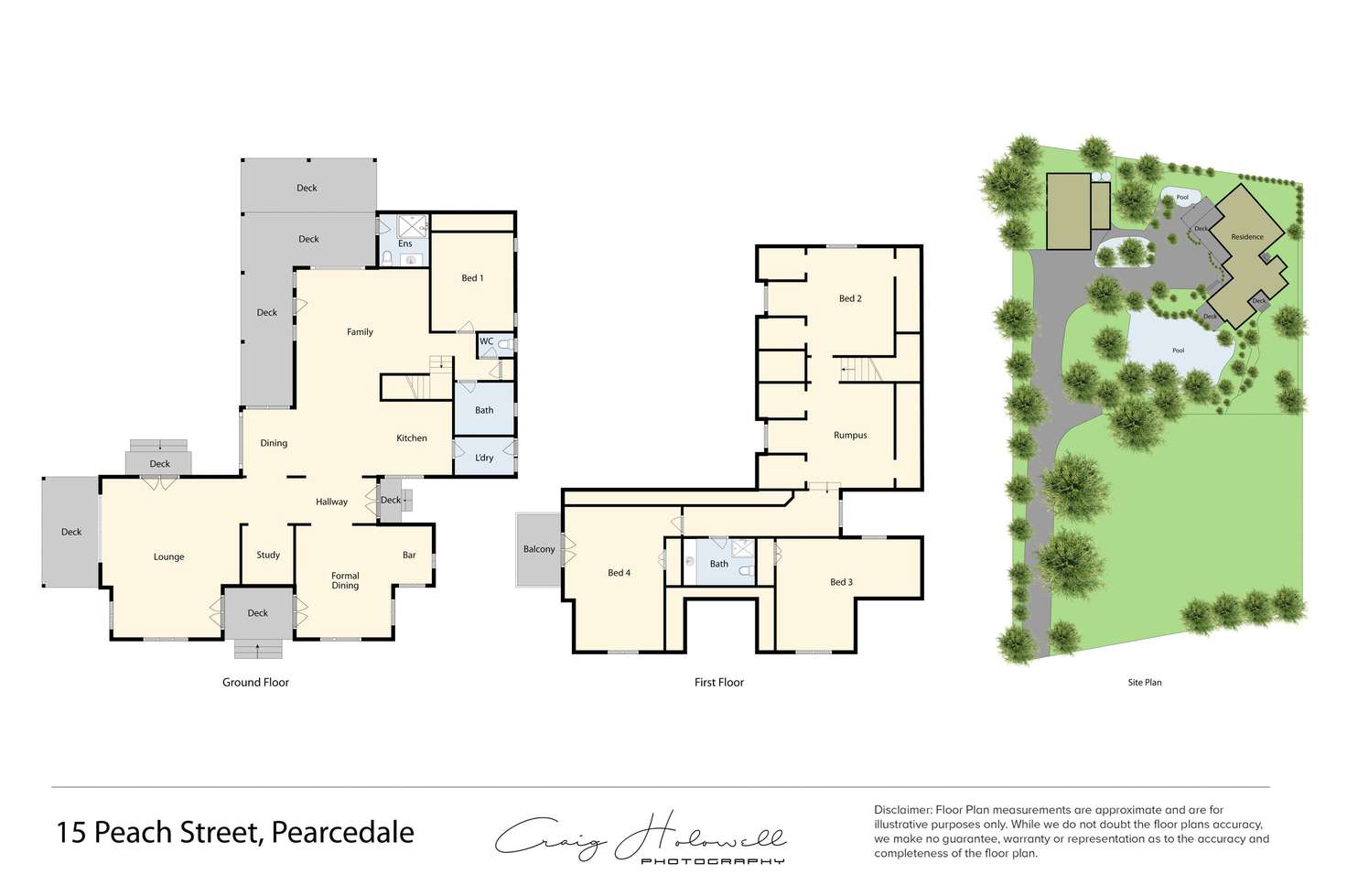 Floorplan of Homely house listing, 15 Peach Street, Pearcedale VIC 3912