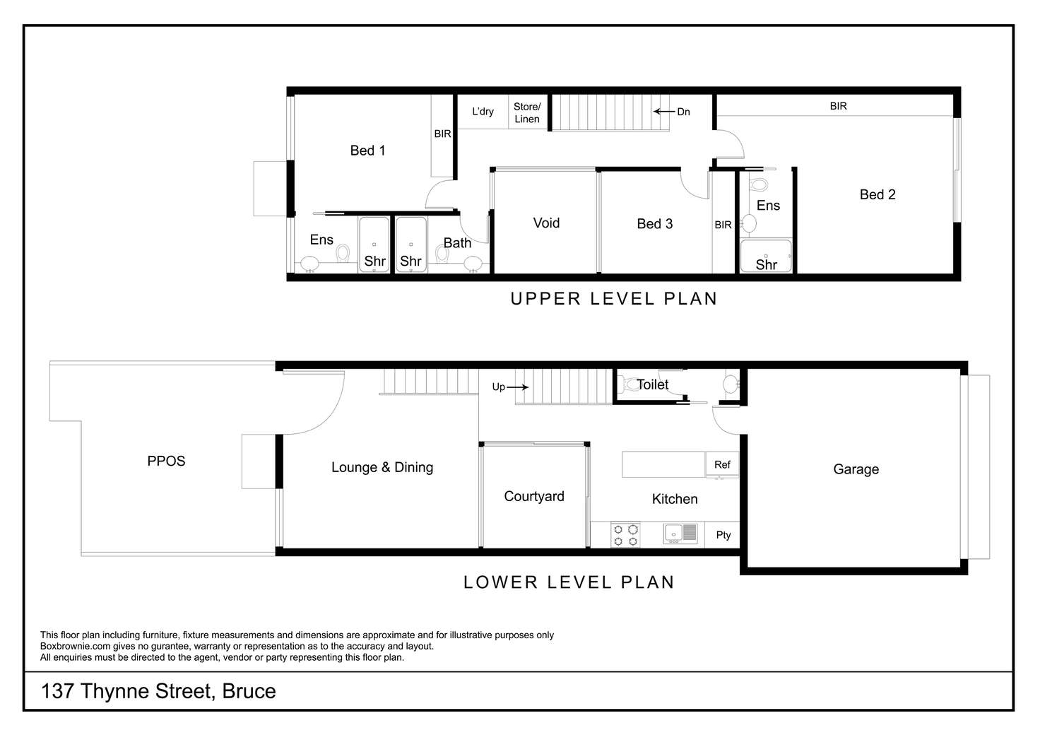 Floorplan of Homely townhouse listing, 137 Thynne Street, Bruce ACT 2617