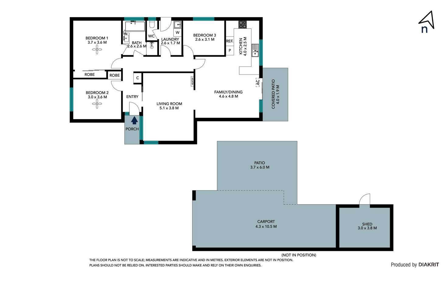 Floorplan of Homely house listing, 8 Randwick Court, Epping VIC 3076