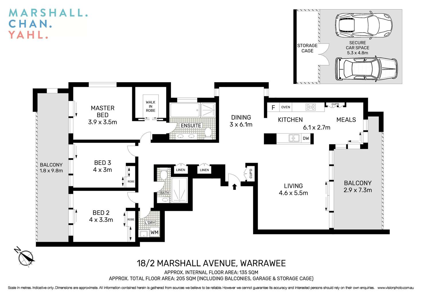 Floorplan of Homely apartment listing, 18/2 Marshall Avenue, Warrawee NSW 2074