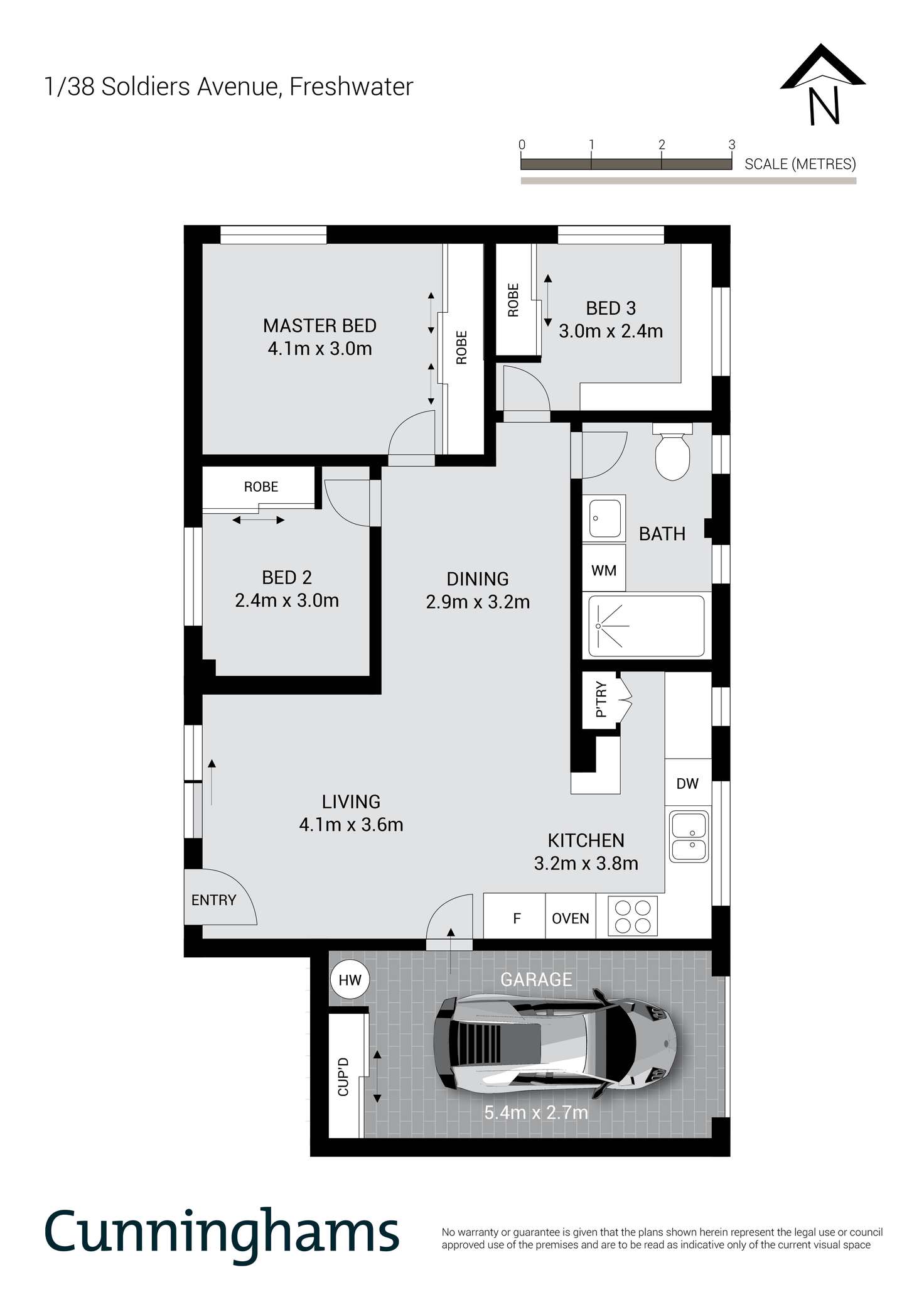 Floorplan of Homely apartment listing, 1/38 Soldiers Avenue, Freshwater NSW 2096