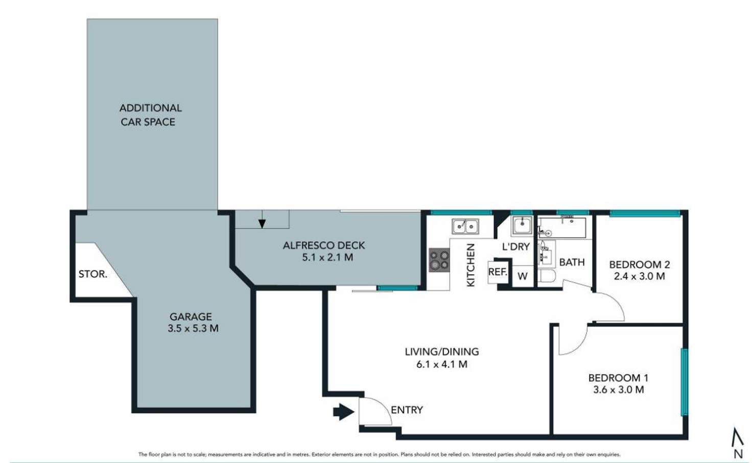 Floorplan of Homely apartment listing, 1/7 Ilikai Place, Dee Why NSW 2099