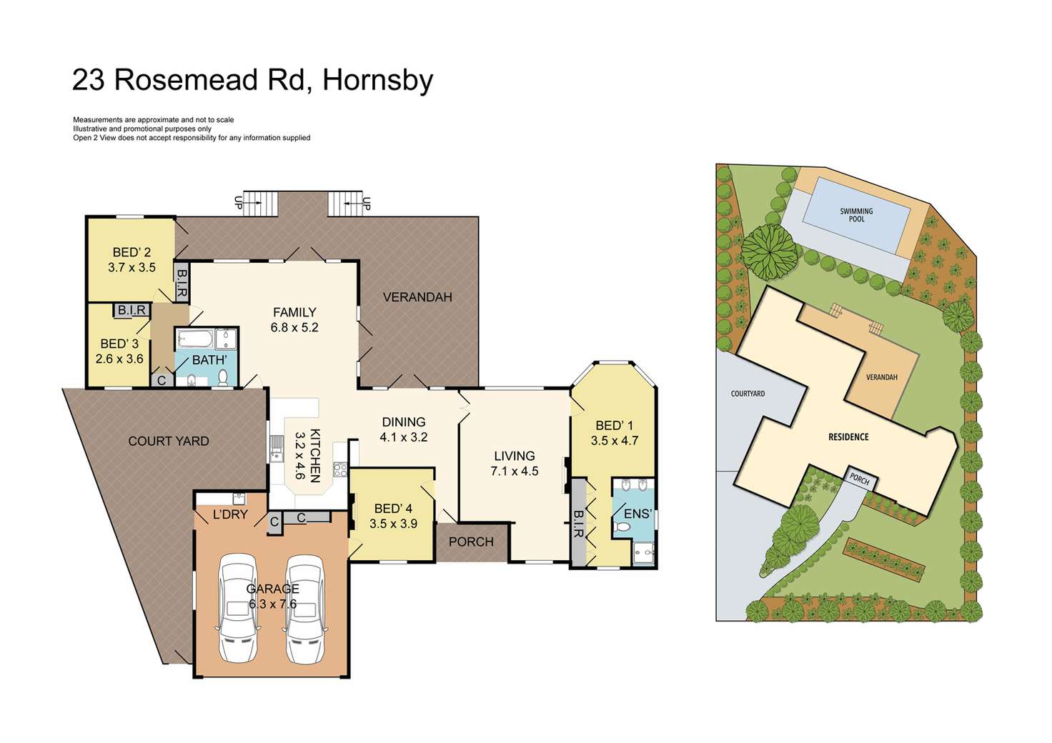 Floorplan of Homely house listing, 23 Rosemead Road, Hornsby NSW 2077