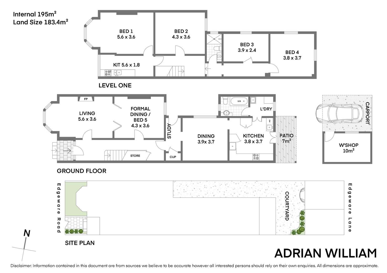 Floorplan of Homely house listing, 40 Edgeware Road, Enmore NSW 2042