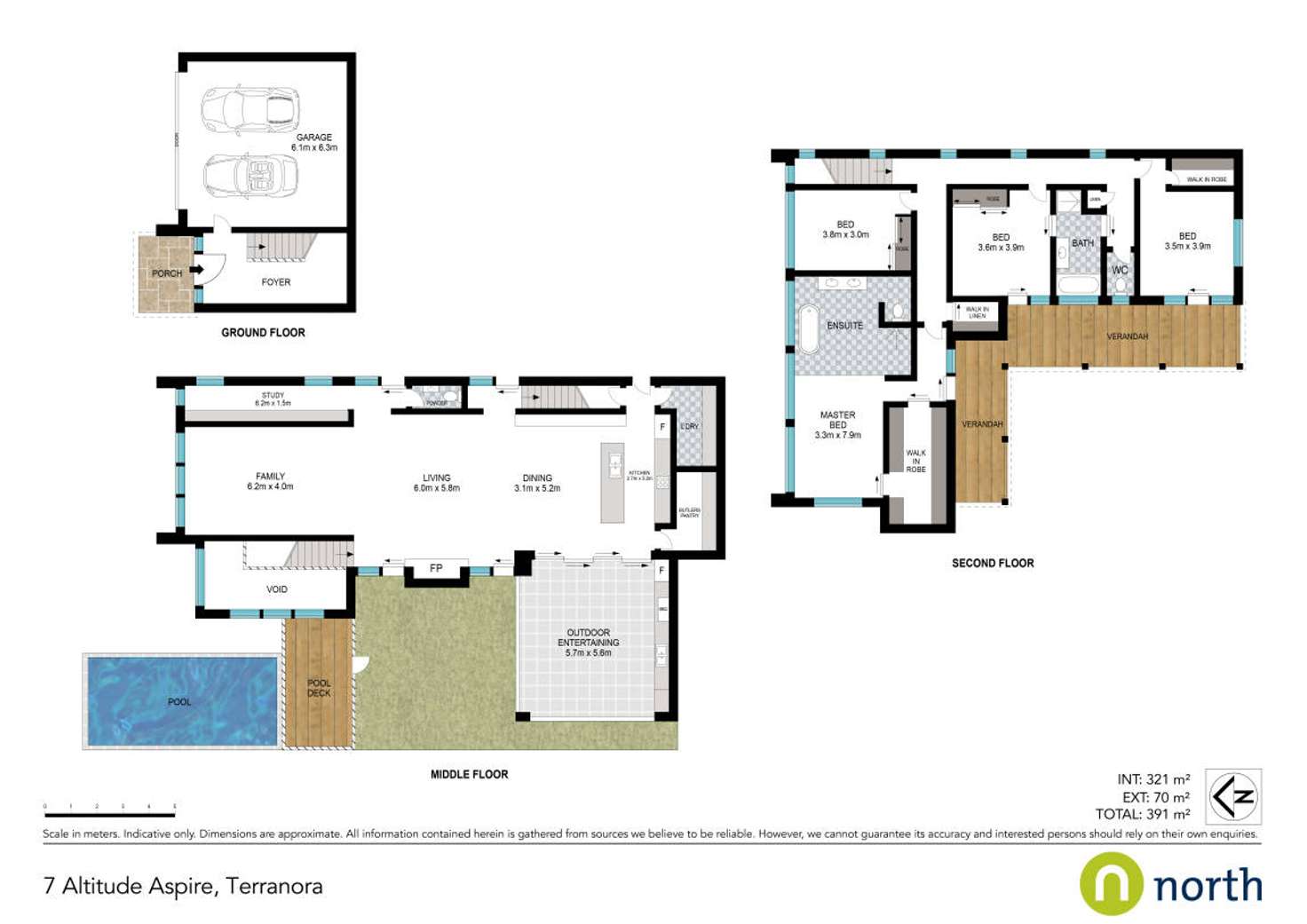 Floorplan of Homely house listing, 7 Altitude Boulevard, Terranora NSW 2486