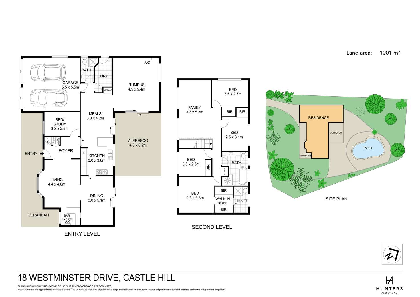 Floorplan of Homely house listing, 18 Westminster Drive, Castle Hill NSW 2154