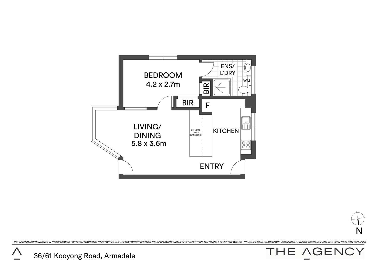 Floorplan of Homely apartment listing, 36/61 Kooyong Road, Armadale VIC 3143