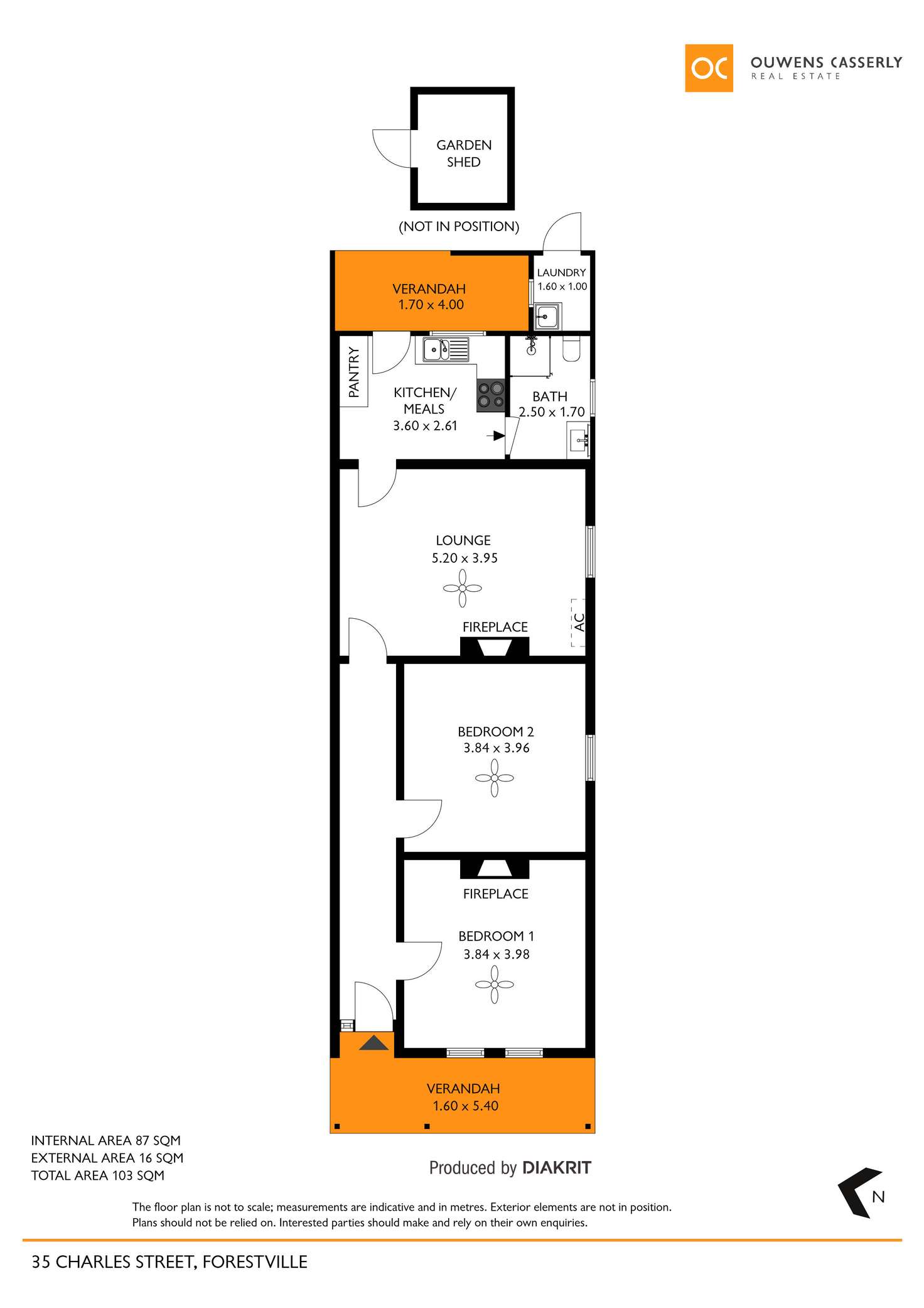 Floorplan of Homely house listing, 35 Charles Street, Forestville SA 5035