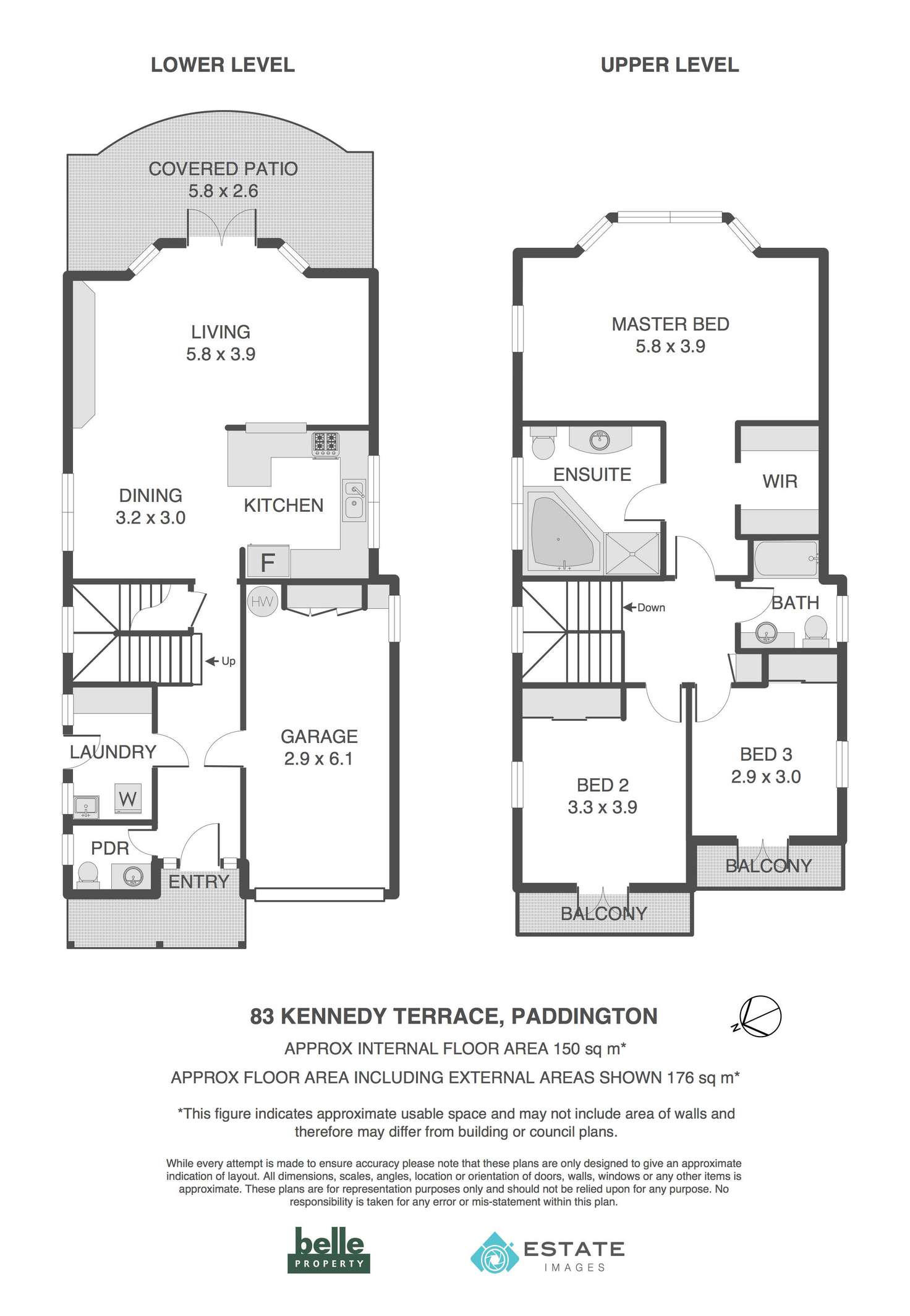 Floorplan of Homely house listing, 83 Kennedy Terrace, Paddington QLD 4064
