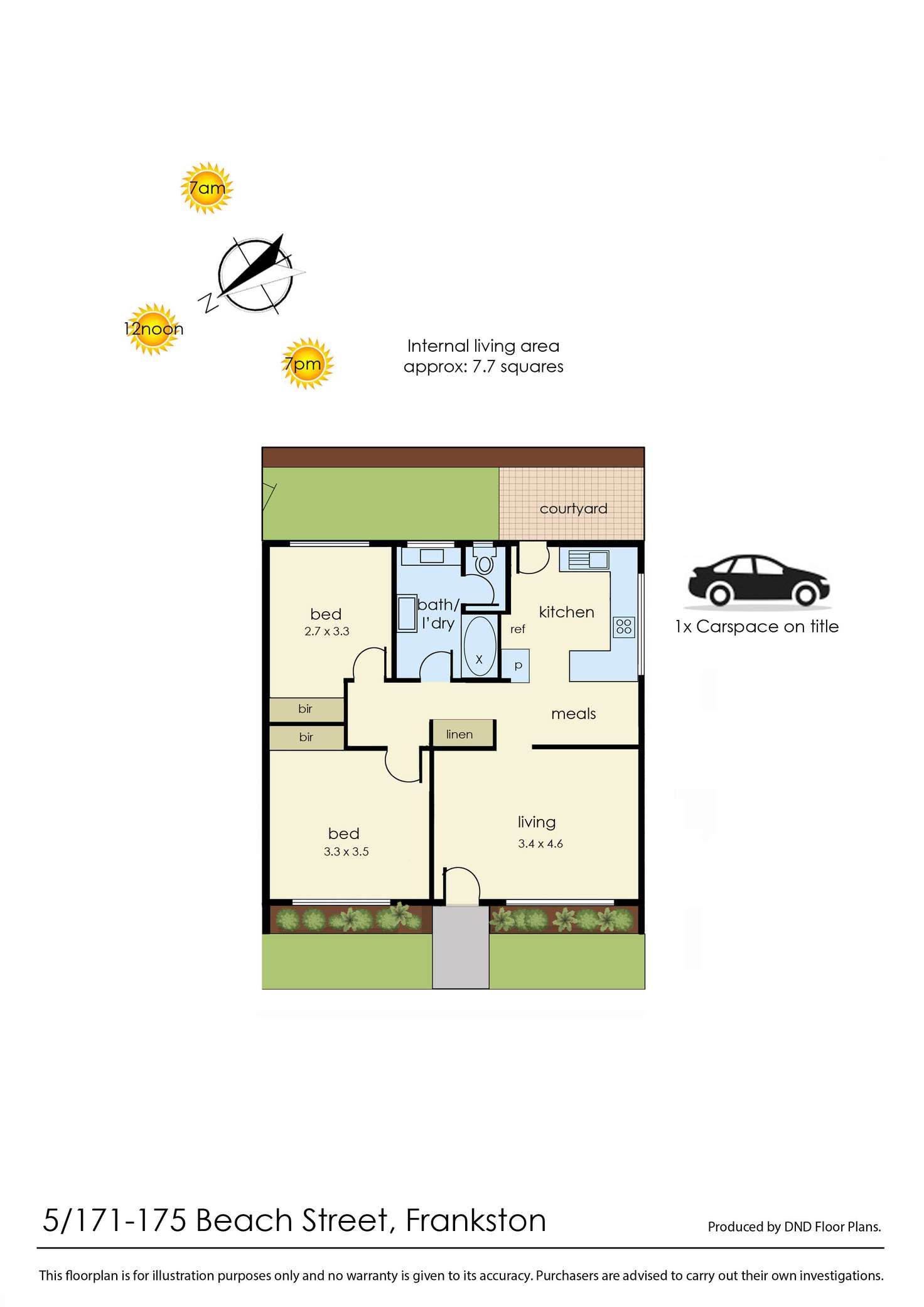 Floorplan of Homely unit listing, 5/171-175 Beach Street, Frankston VIC 3199