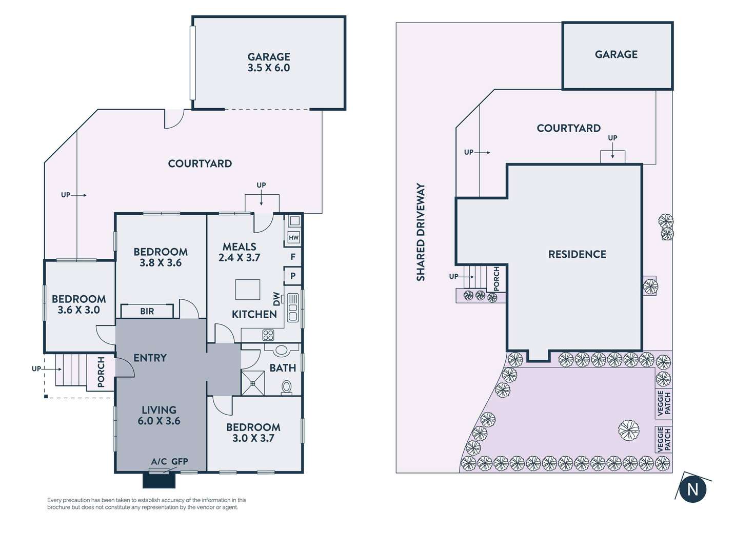 Floorplan of Homely unit listing, 1/22 Cynga Street, Preston VIC 3072