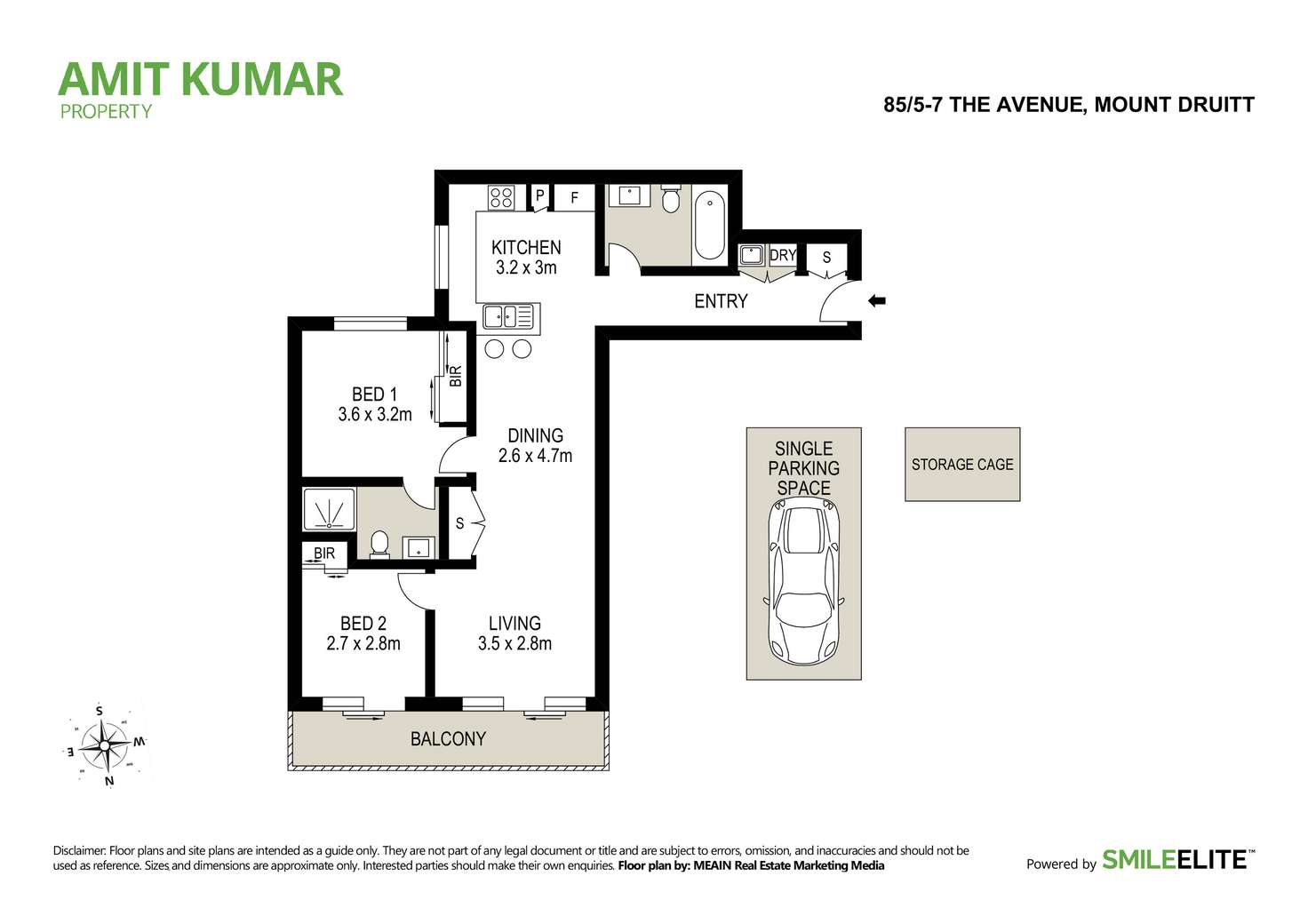 Floorplan of Homely unit listing, 85/5-7 The Avenue, Mount Druitt NSW 2770