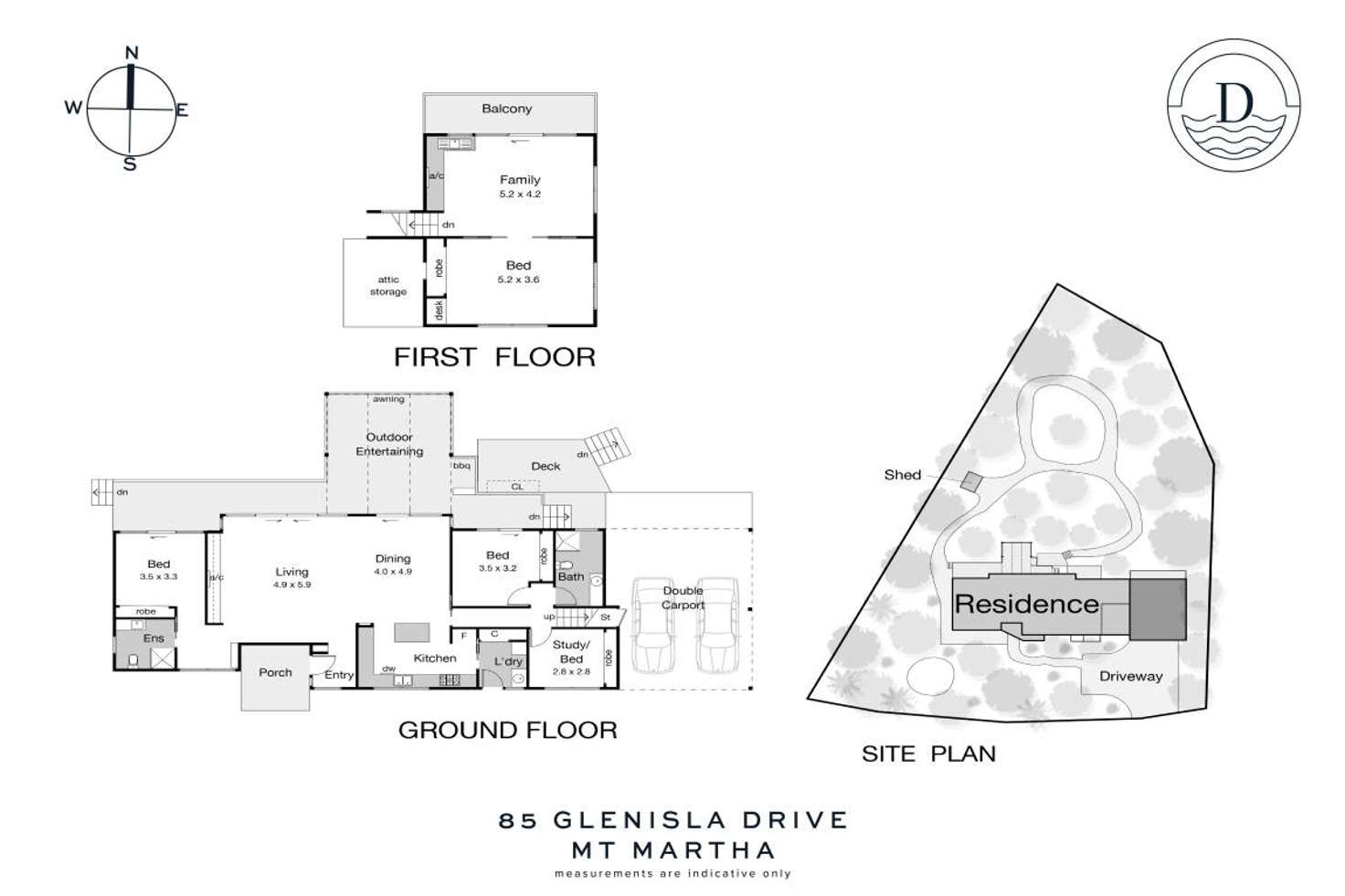 Floorplan of Homely house listing, 85 Glenisla Drive, Mount Martha VIC 3934