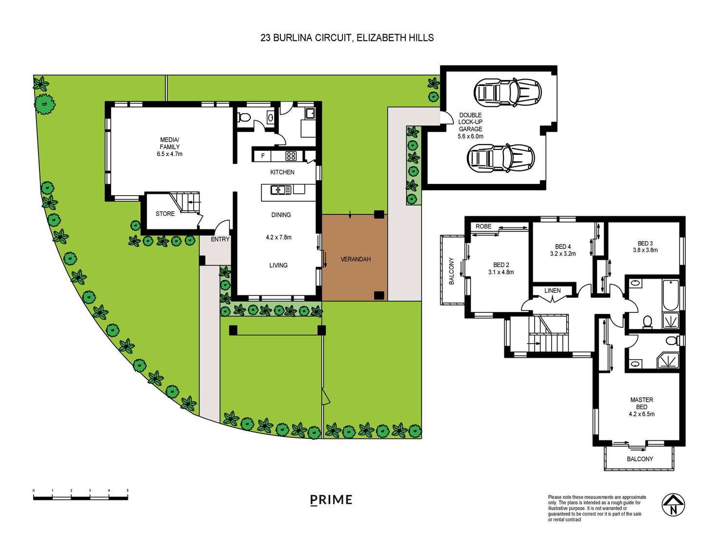 Floorplan of Homely house listing, 23 Burlina Circuit, Elizabeth Hills NSW 2171