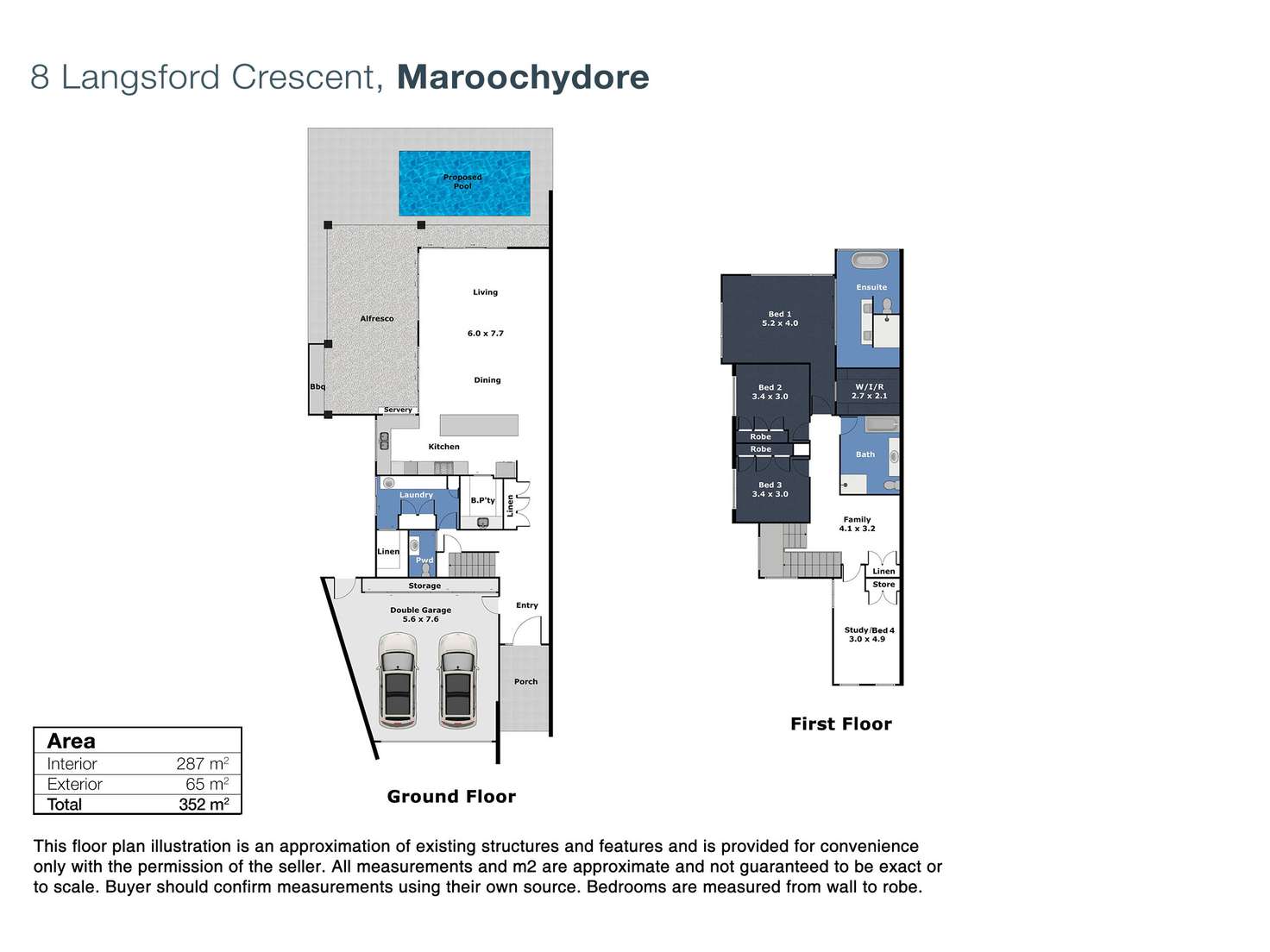 Floorplan of Homely house listing, 8 Langsford Crescent, Maroochydore QLD 4558