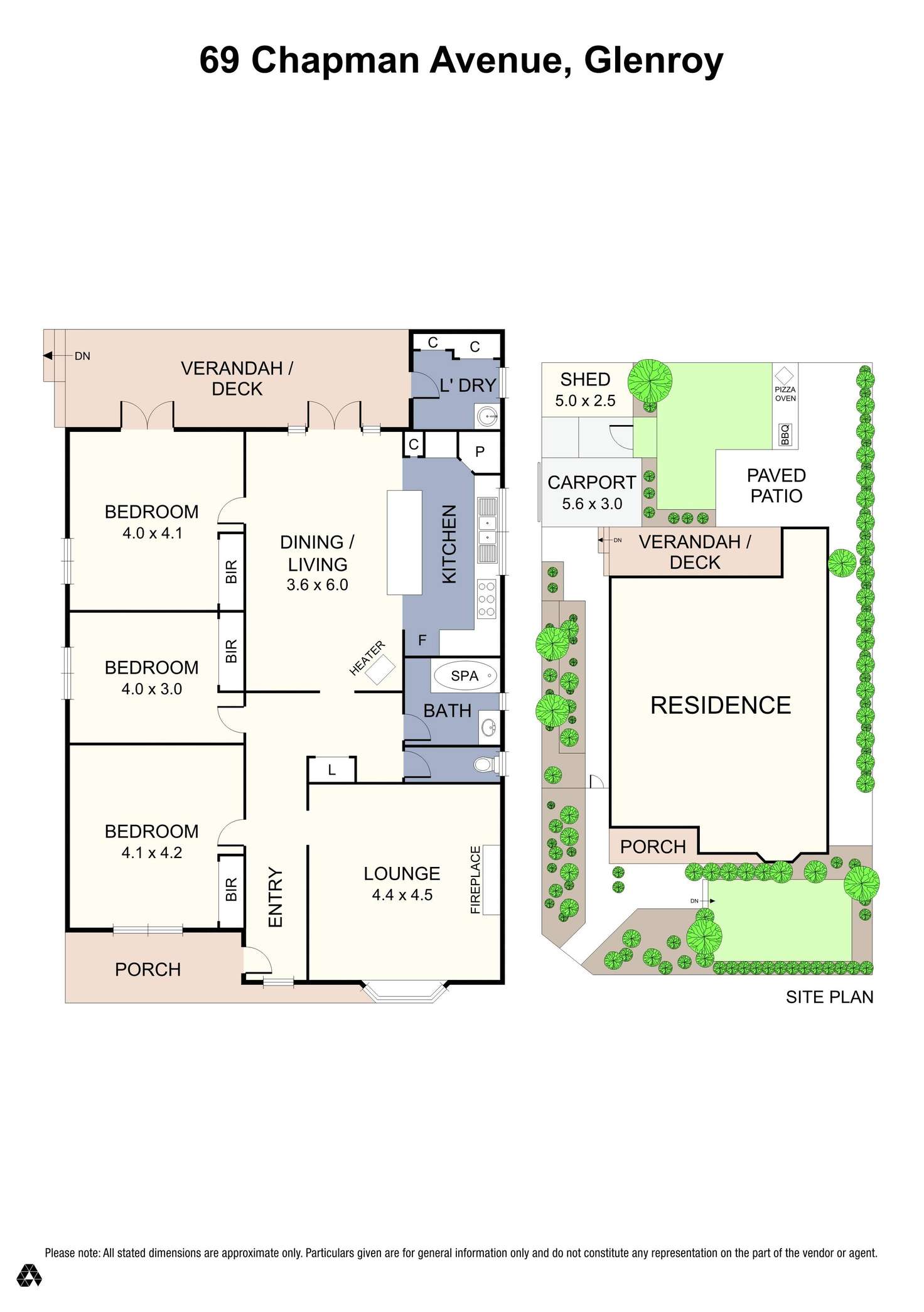 Floorplan of Homely house listing, 69 Chapman Avenue, Glenroy VIC 3046