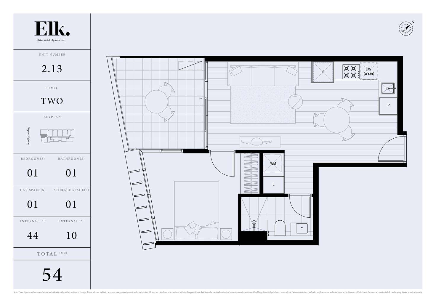 Floorplan of Homely apartment listing, Level 2/213/5-7 Nepean Highway, Elsternwick VIC 3185
