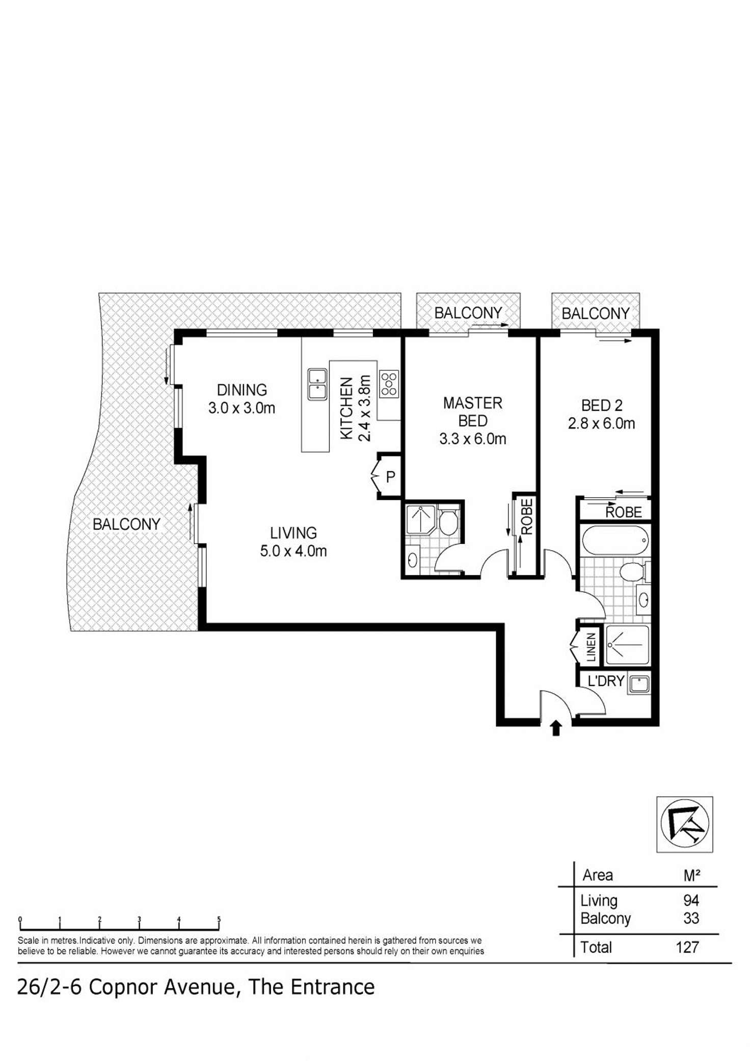 Floorplan of Homely unit listing, 26/2-6 Copnor Avenue, The Entrance NSW 2261